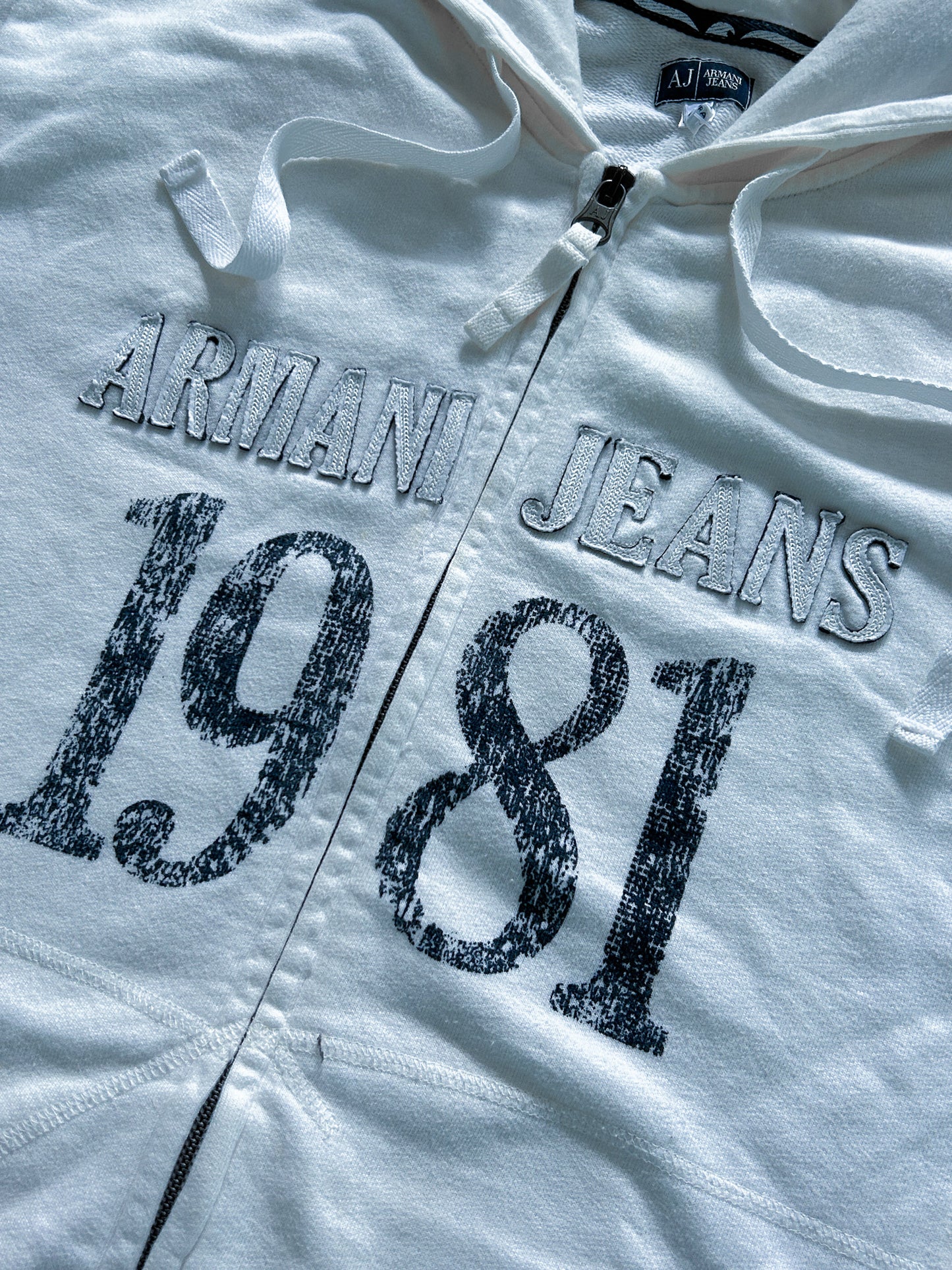 Armani Jeans Vintage Zip Pullover | L
