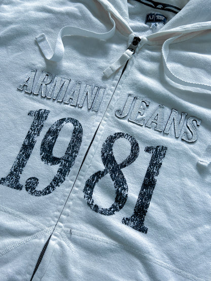 Armani Jeans Vintage Zip Pullover | L