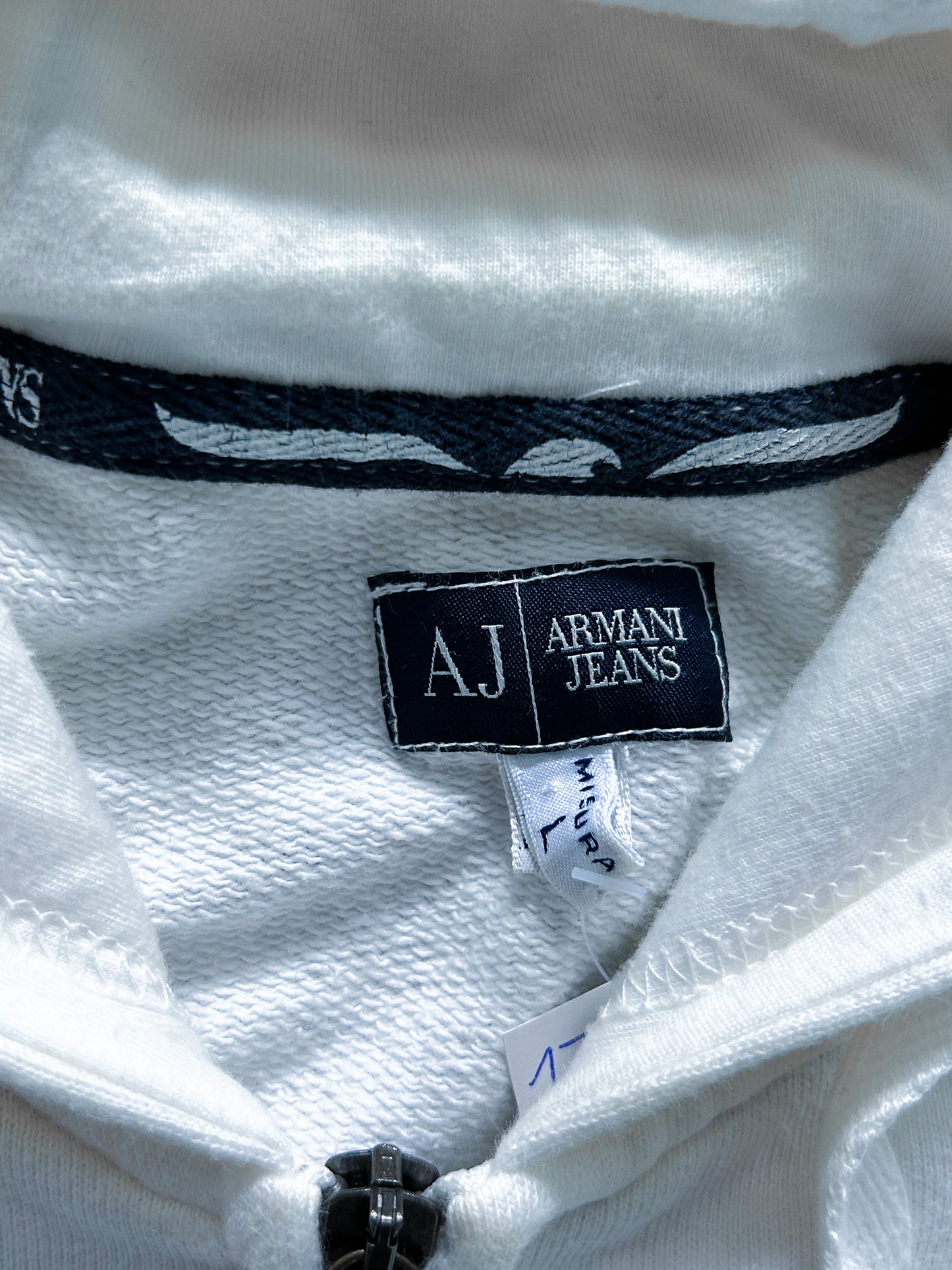 Armani Jeans Vintage Zip Pullover | L