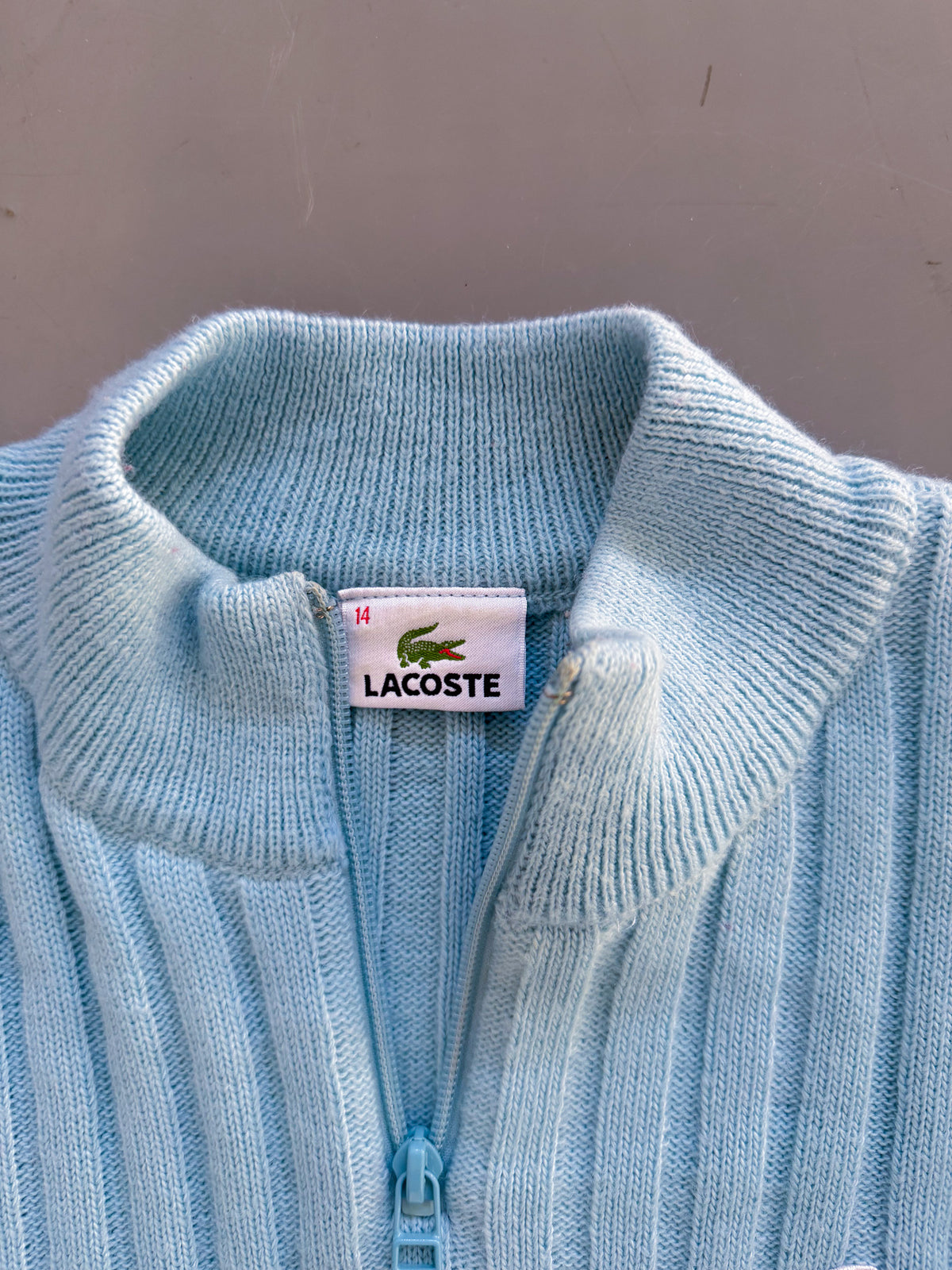 Lacoste Vintage Quarter Zip | XS