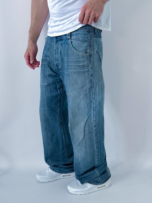 Vintage Y2K Straight-Fit Jeans | L