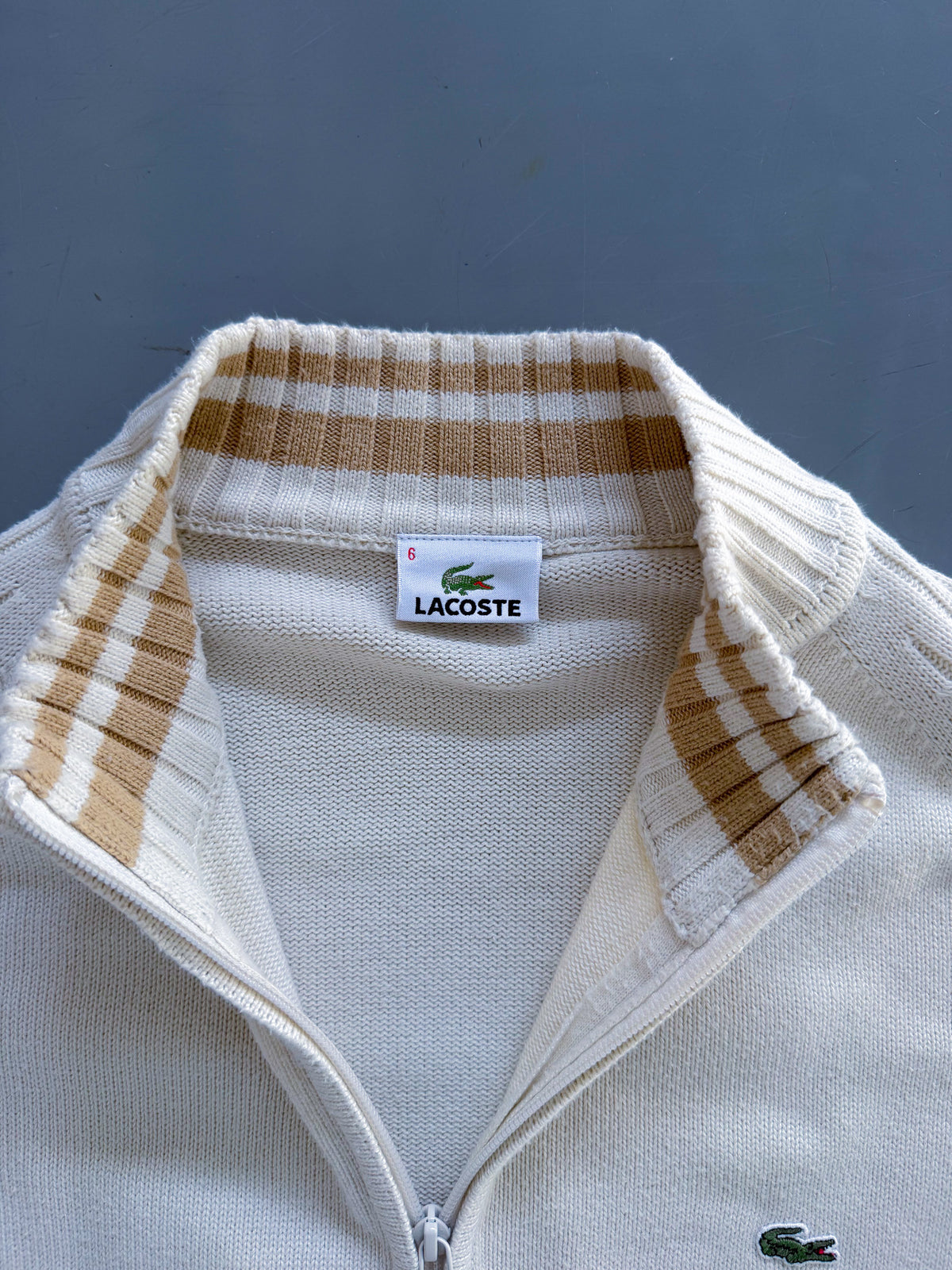 Lacoste Vintage *PREMIUM* Strickjacke | XL