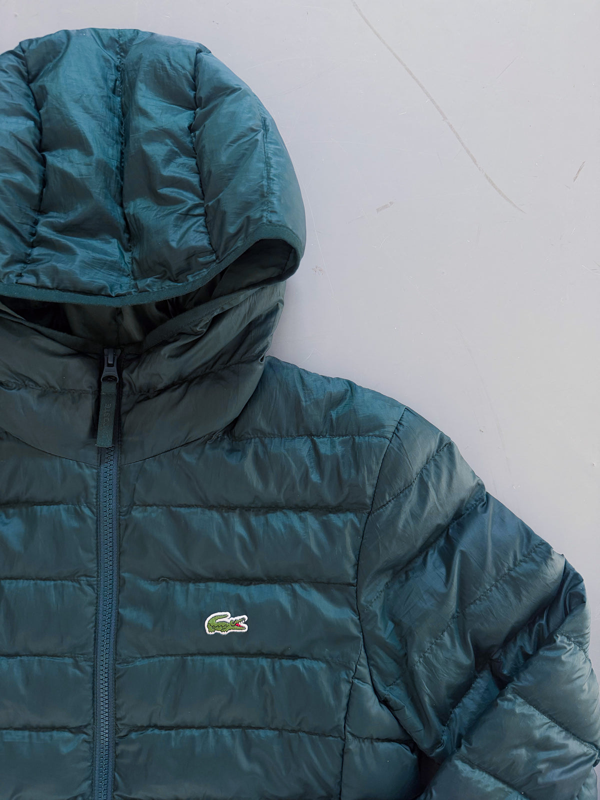 Lacoste Vintage Puffer / Winter Jacket | S