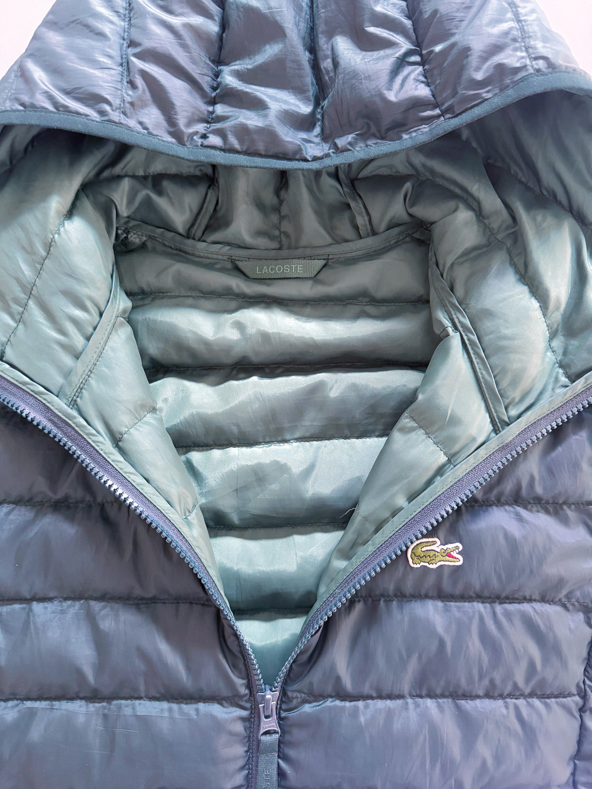 Lacoste Vintage Puffer / Winter Jacket | S