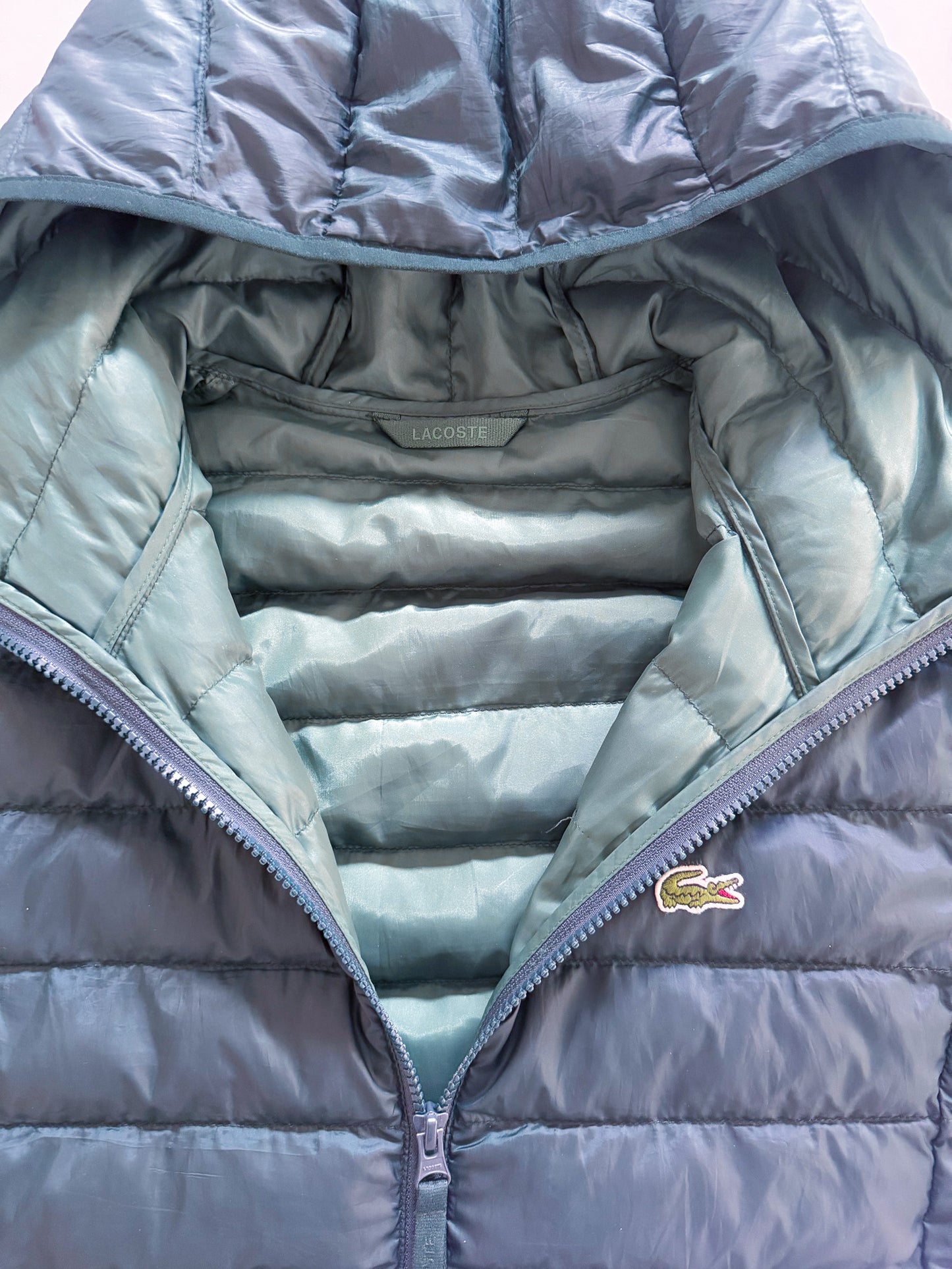 Lacoste Vintage Puffer / Winter Jacket | S
