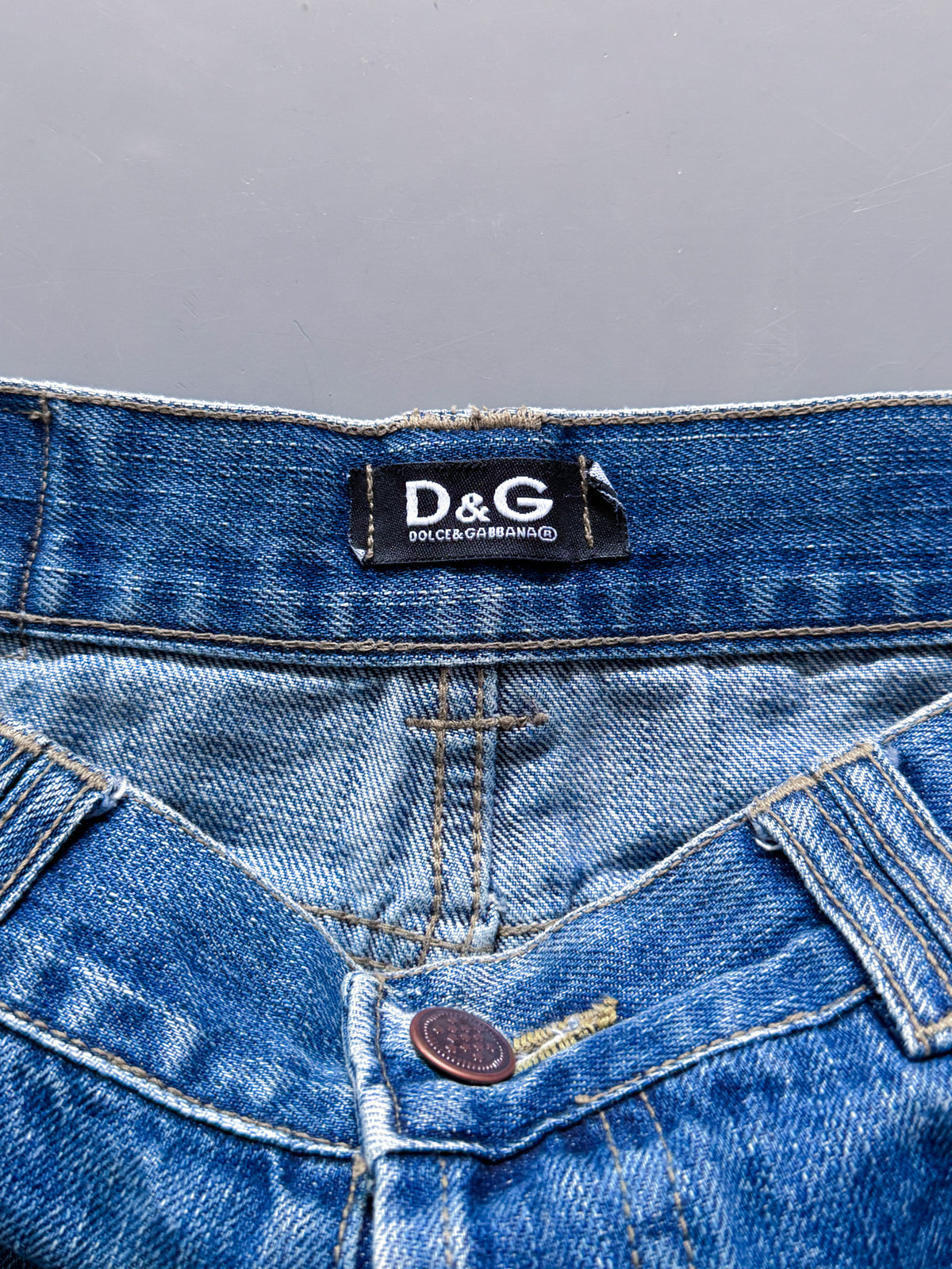 Dolce & Gabbana Y2K Straight-Fit Vintage Jeans | S