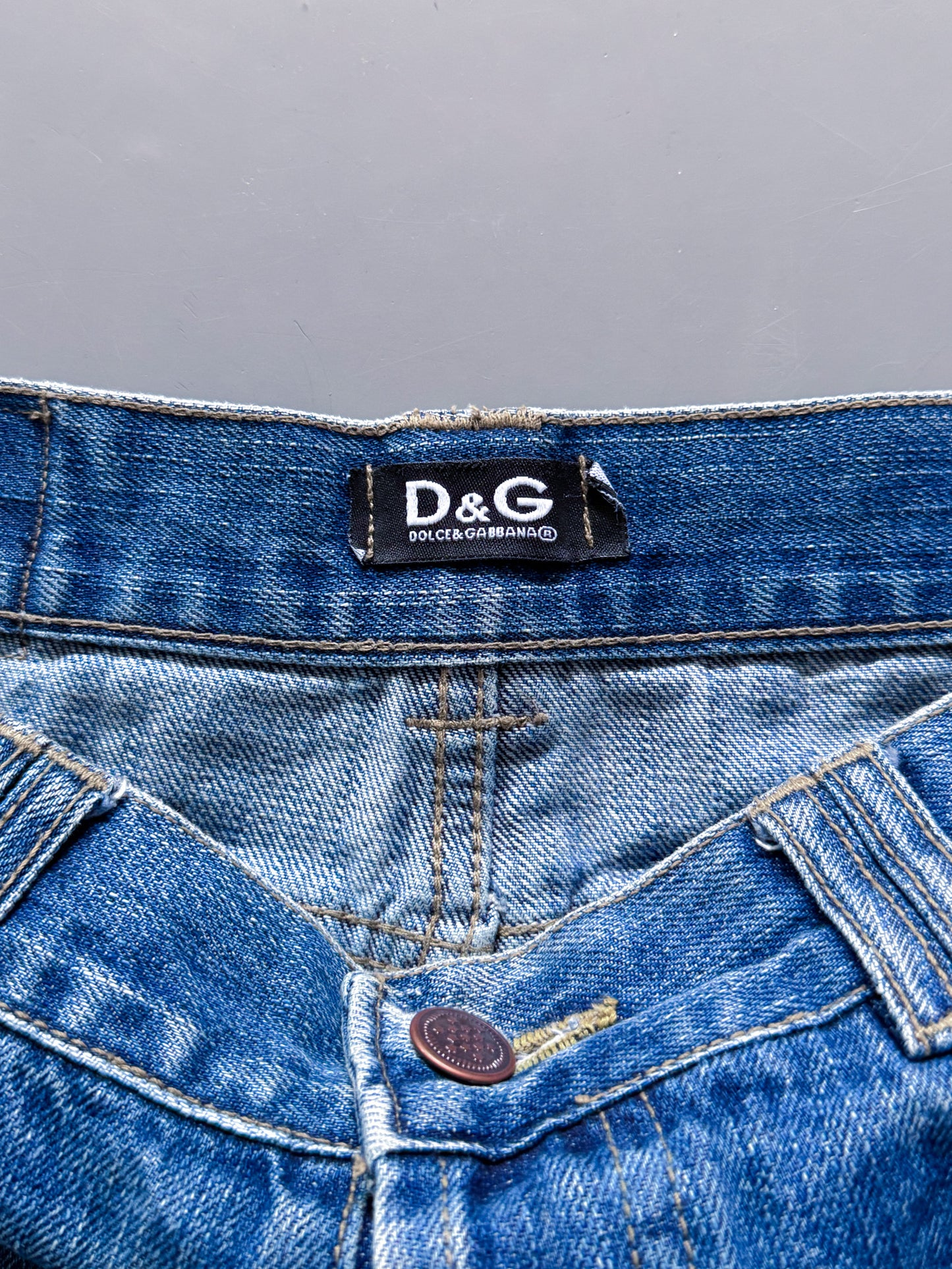 Dolce & Gabbana Y2K Straight-Fit Vintage Jeans | S