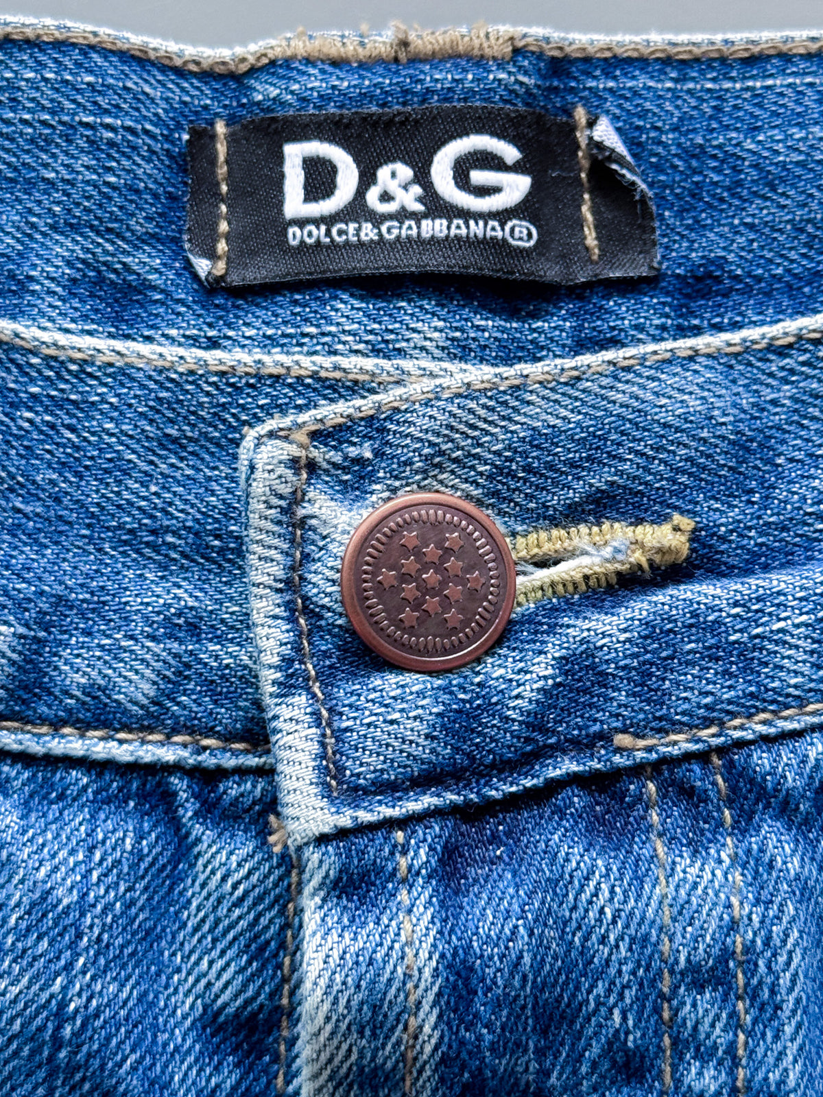 Dolce & Gabbana Y2K Straight-Fit Vintage Jeans | S