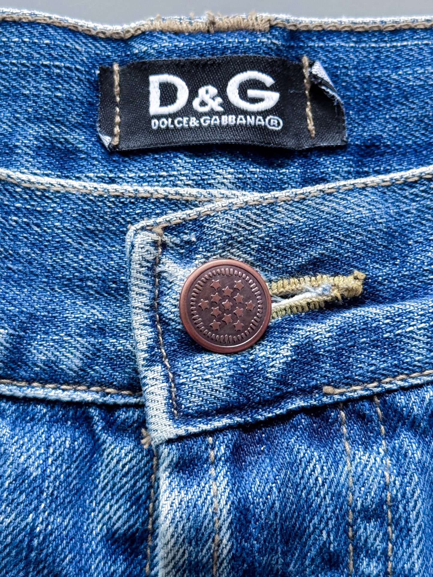 Dolce & Gabbana Y2K Straight-Fit Vintage Jeans | S