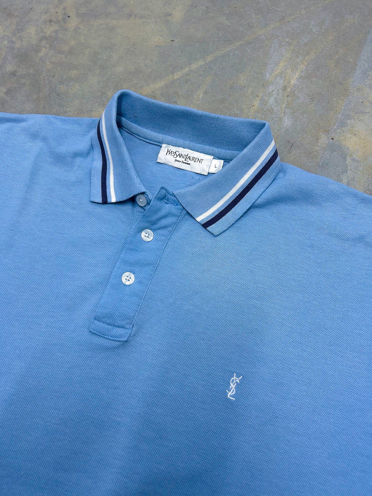 Vintage YSL (Yves Saint Laurent) Polo Shirt | L