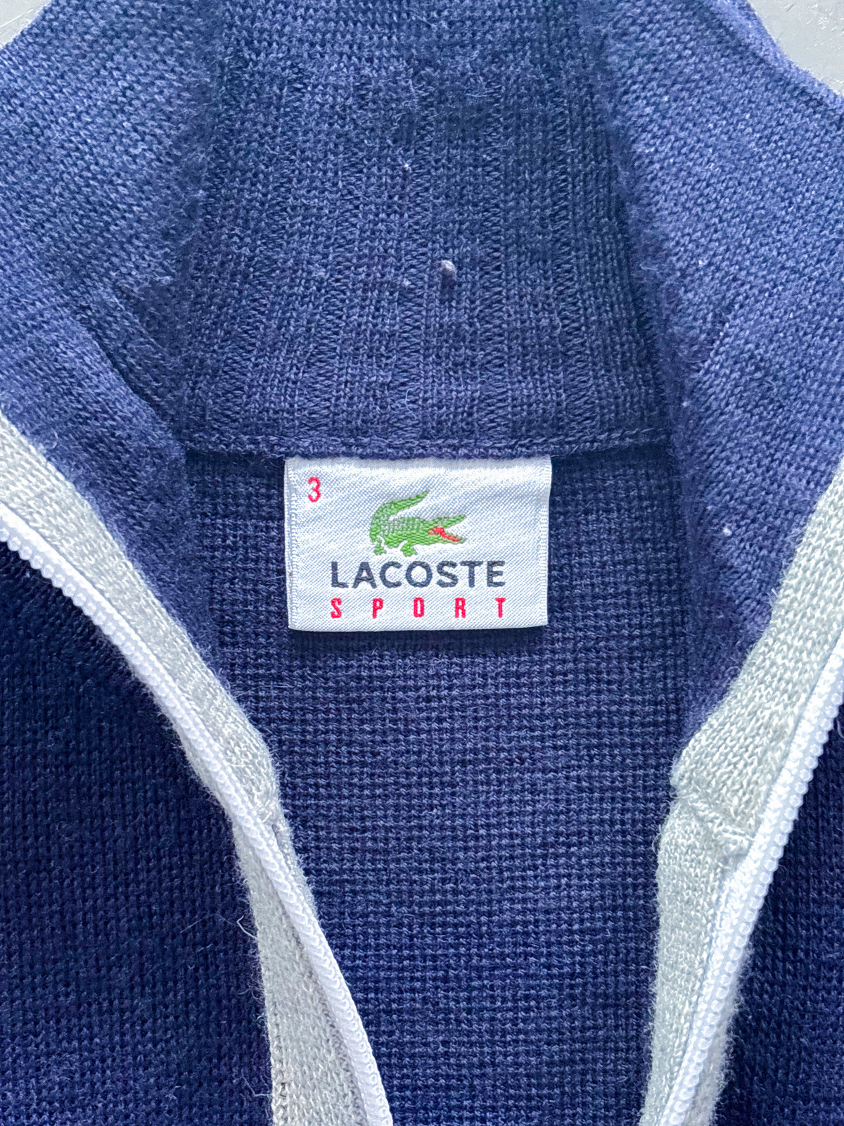 Lacoste Vintage Strickjacke | S