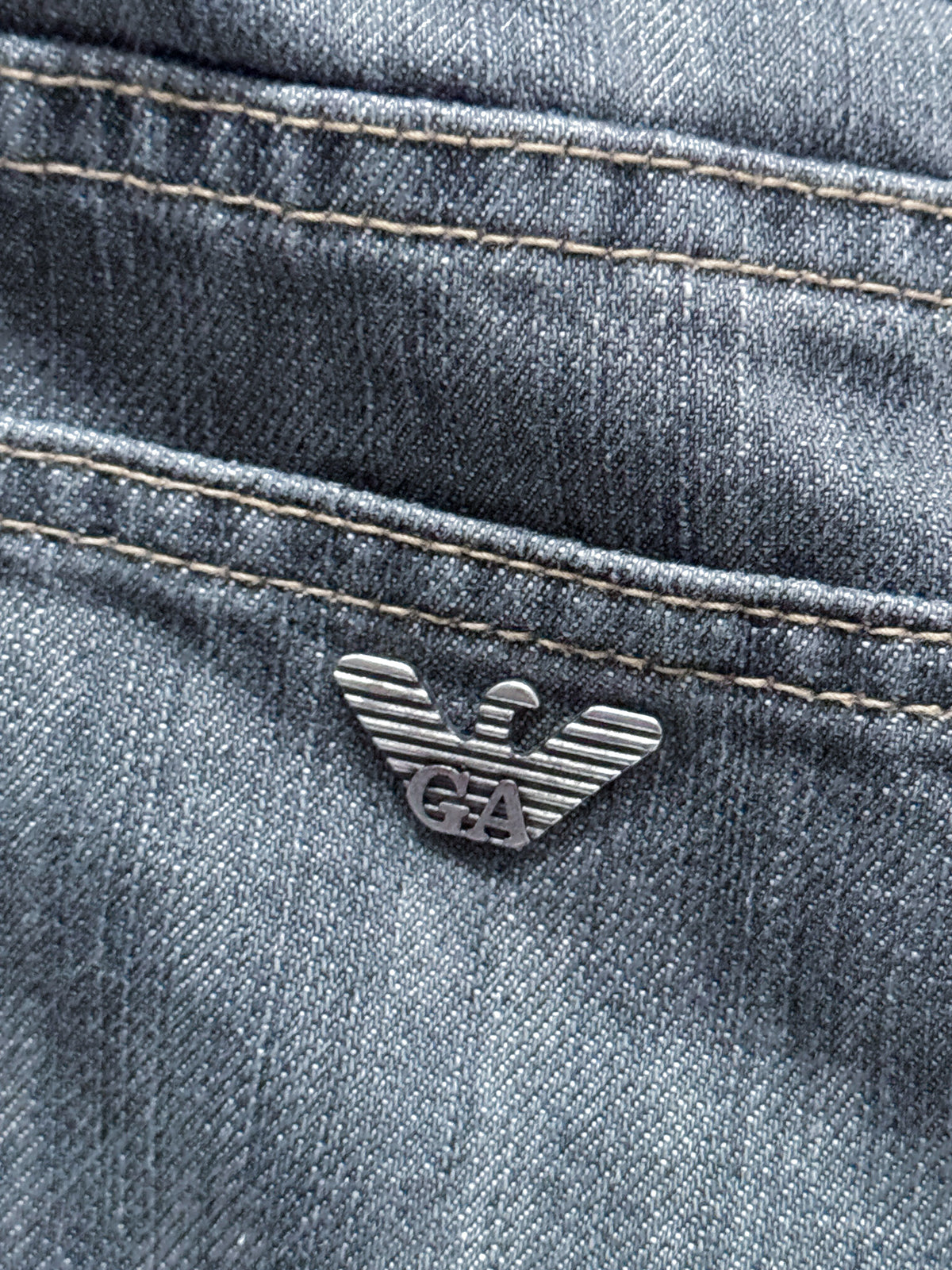 Emporio Armani Vintage Straight Fit Jeans | M