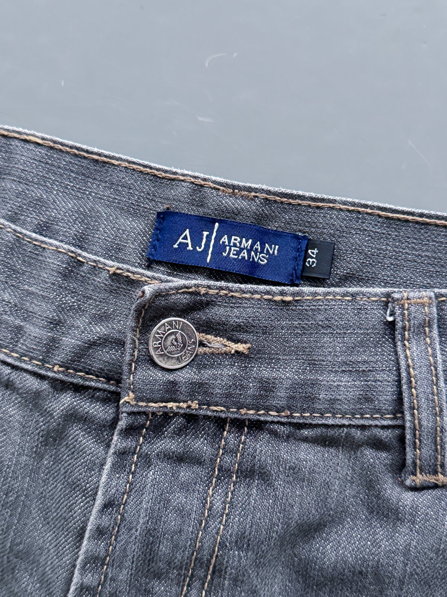 Emporio Armani Vintage Straight Fit Jeans | M