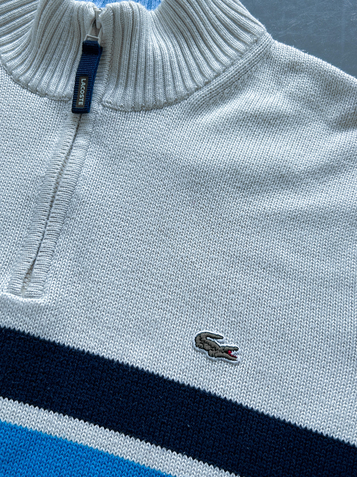 Lacoste Vintage Half-Zip Pullover | M