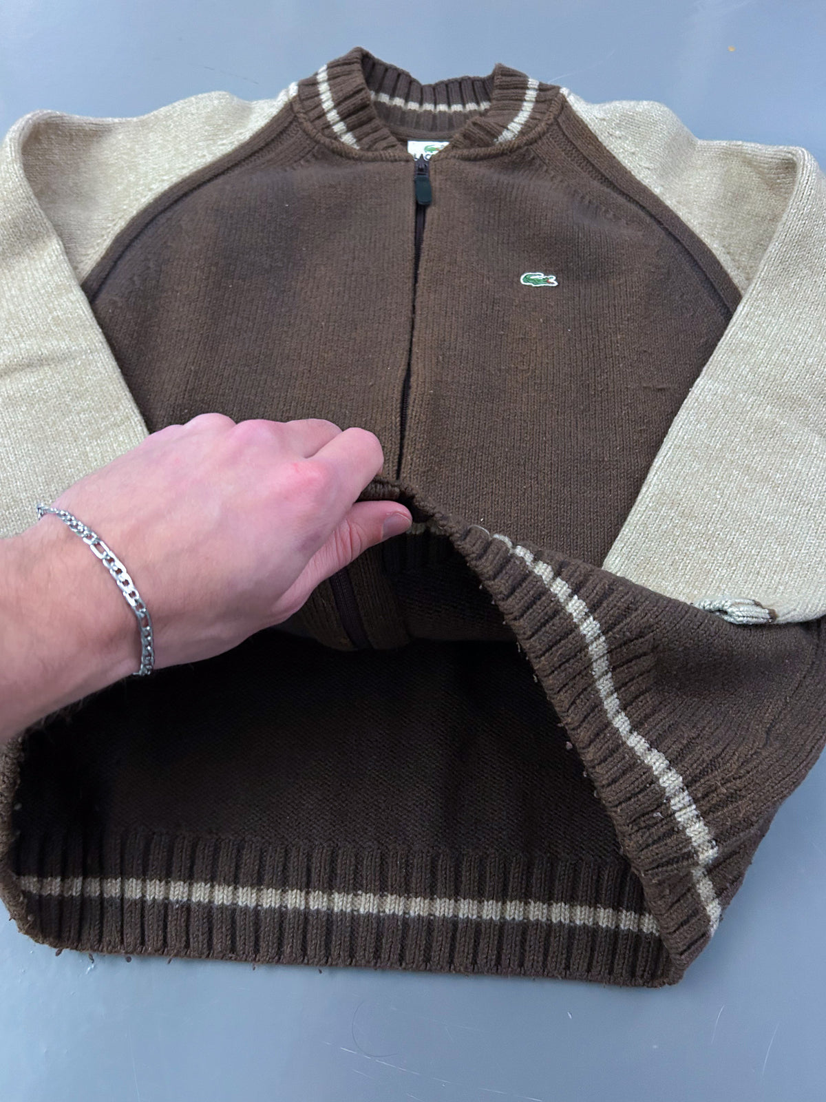 Lacoste Vintage Strickjacke | M