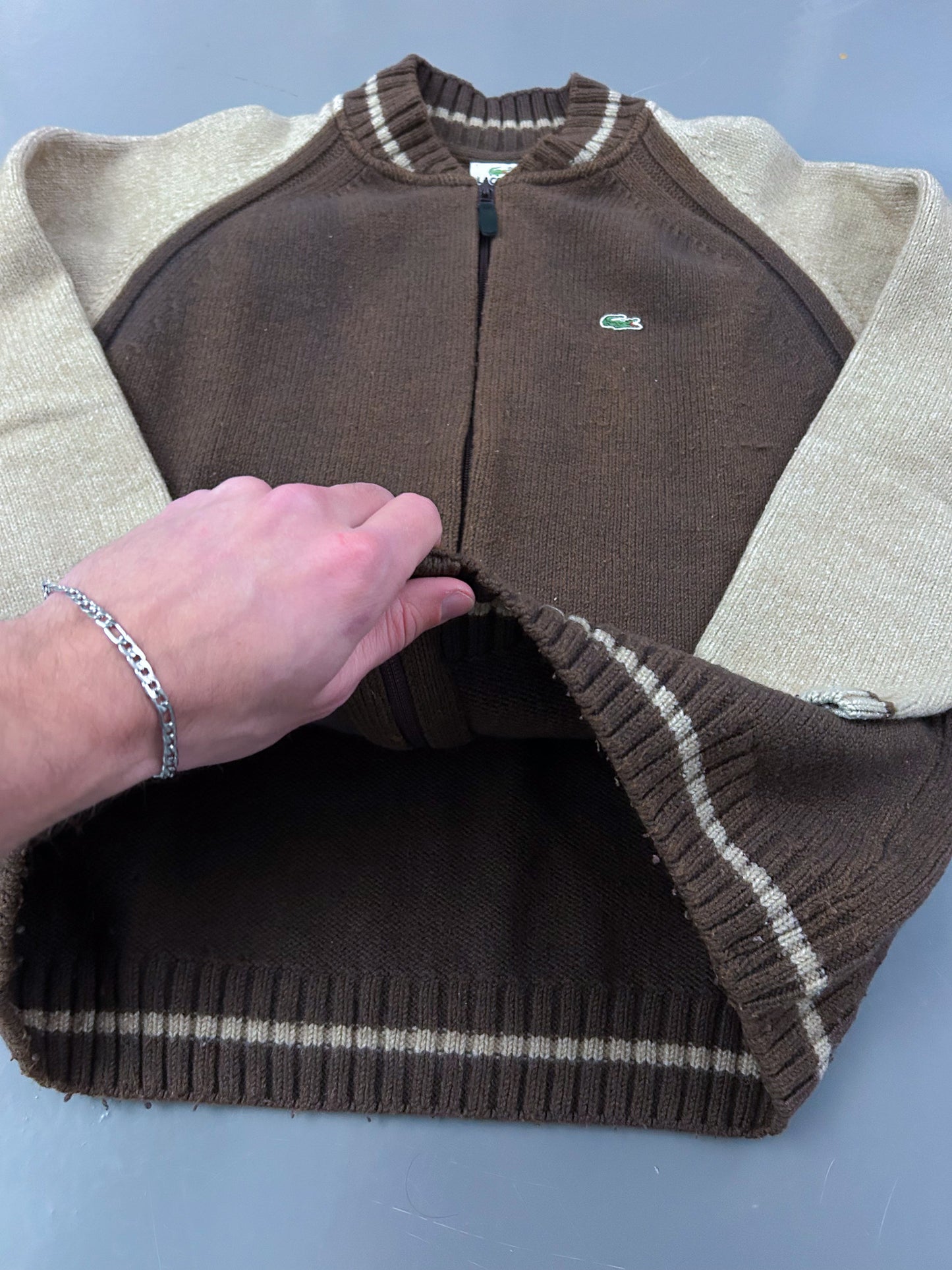 Lacoste Vintage Strickjacke | M