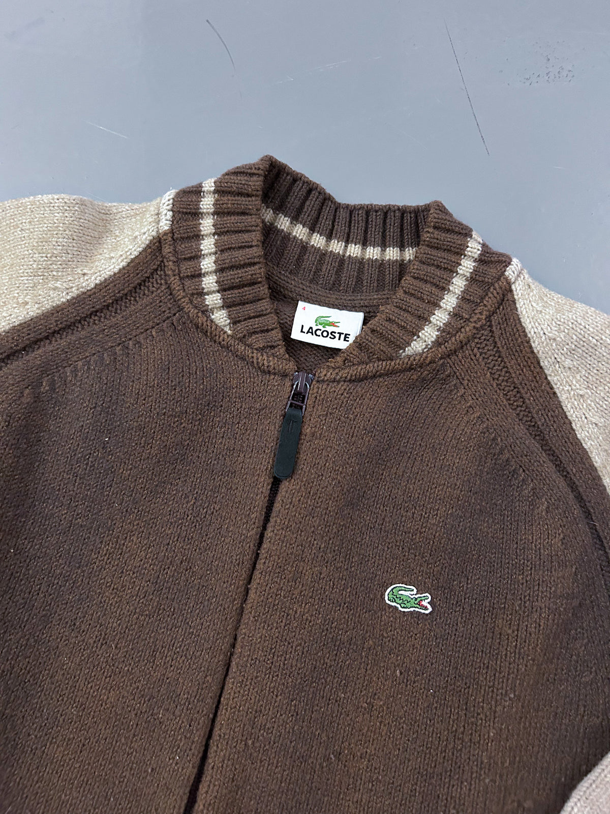 Lacoste Vintage Strickjacke | M