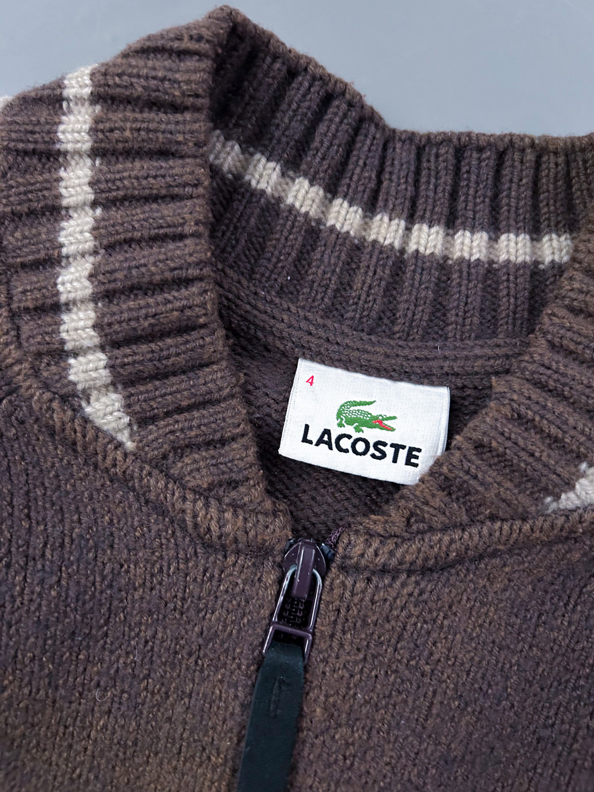 Lacoste Vintage Strickjacke | M