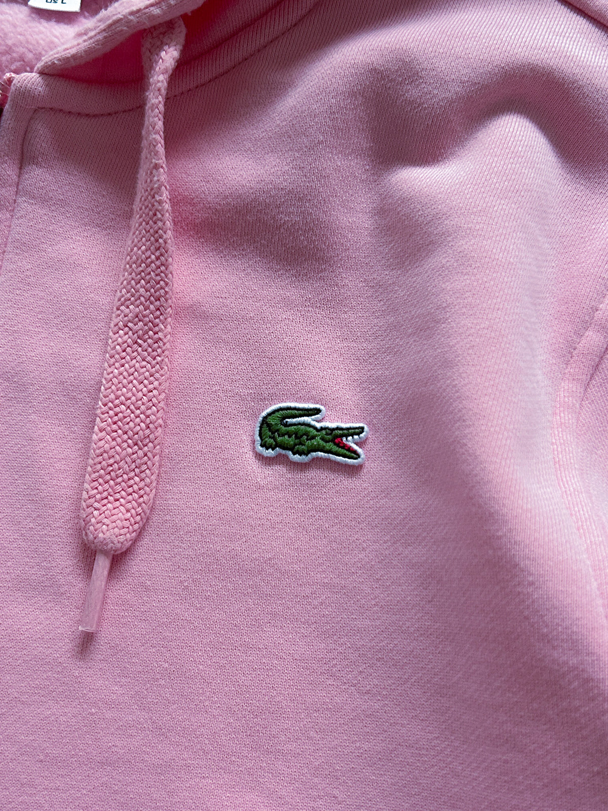 Lacoste Vintage *PINK* Sweatjacke | L