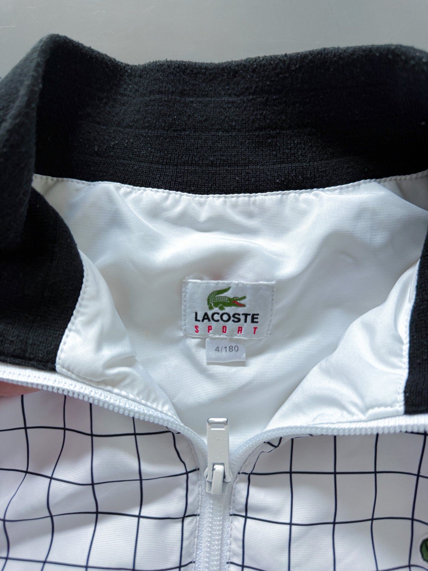 Lacoste Vintage *GRID* Trackjacket | M
