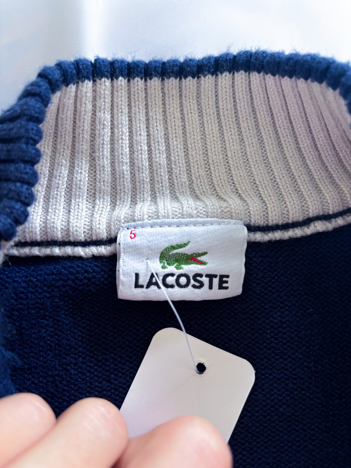 Lacoste Vintage Strickjacke | L
