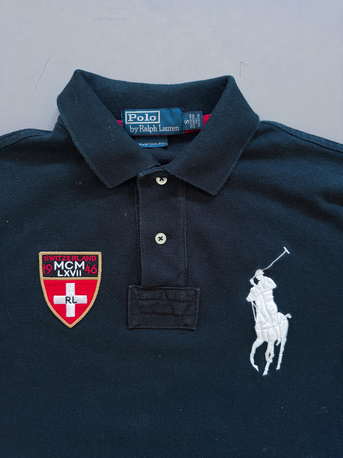 Polo Ralph Lauren x Switzerland Vintage Polo-Shirt | S
