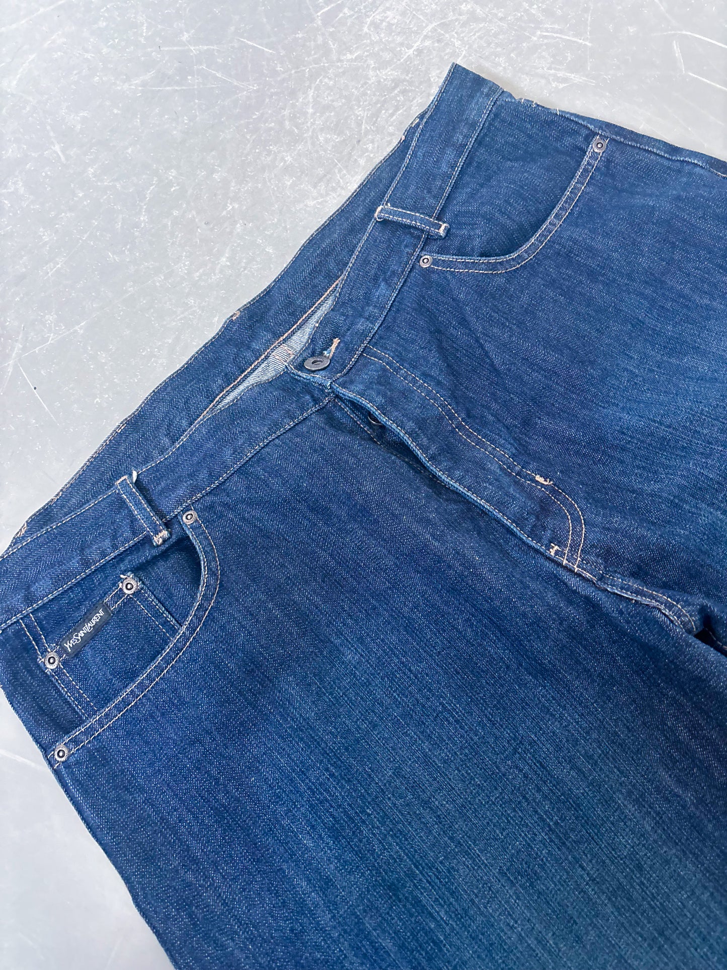 YSL Vintage Sraight-Fit Jeans | XL