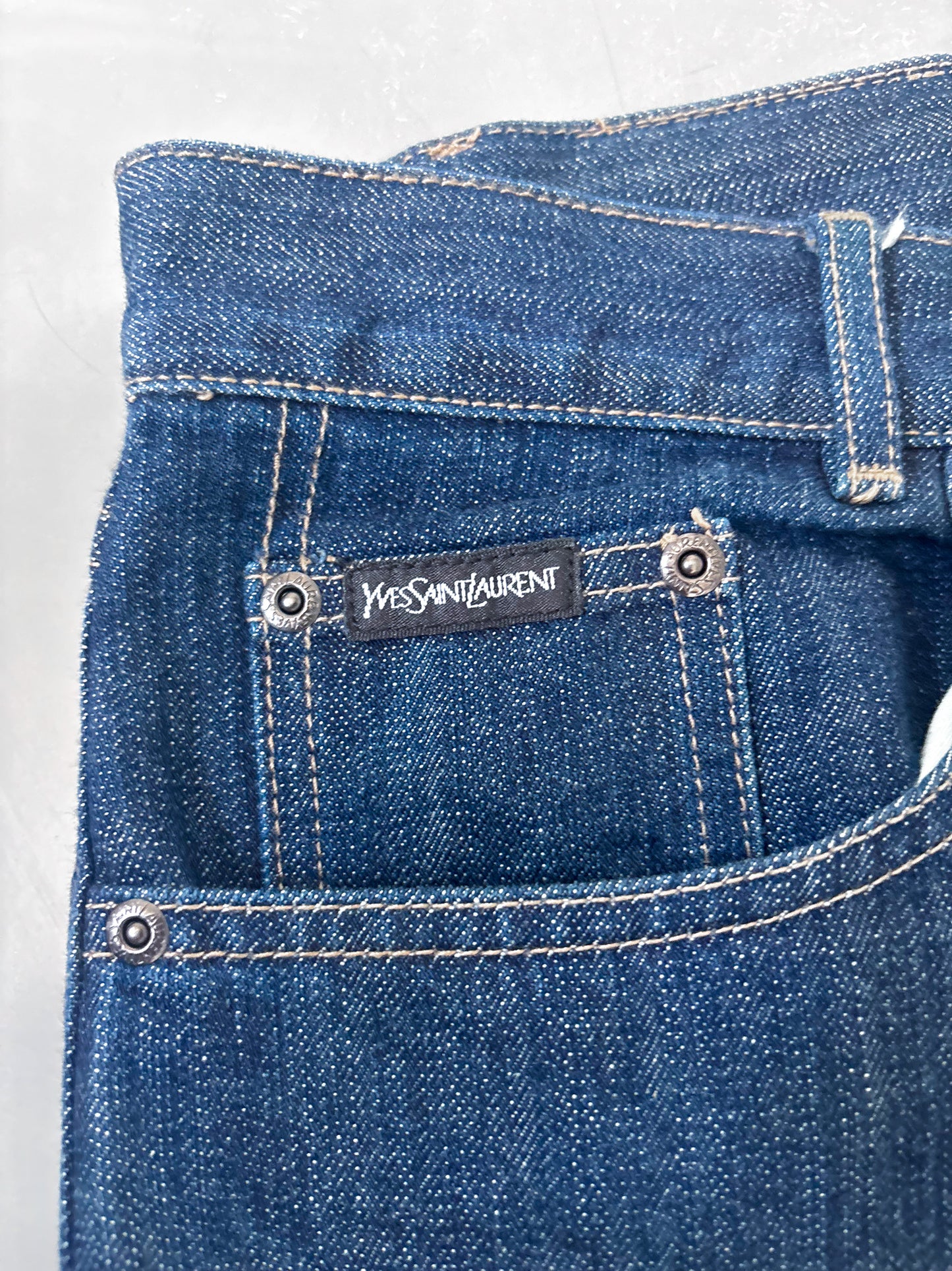YSL Vintage Sraight-Fit Jeans | XL
