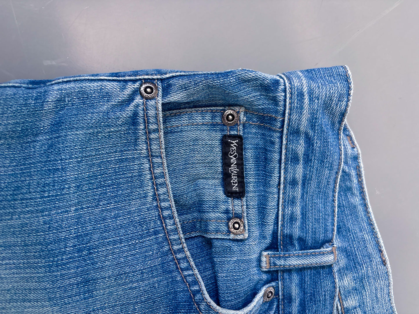 YSL Vintage Straight-Fit Jeans | M/L