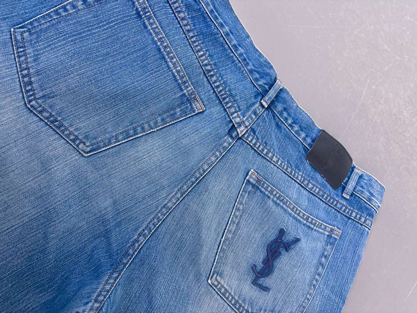 YSL Vintage Straight-Fit Jeans | M/L