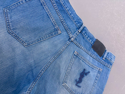 YSL Vintage Straight-Fit Jeans | M/L