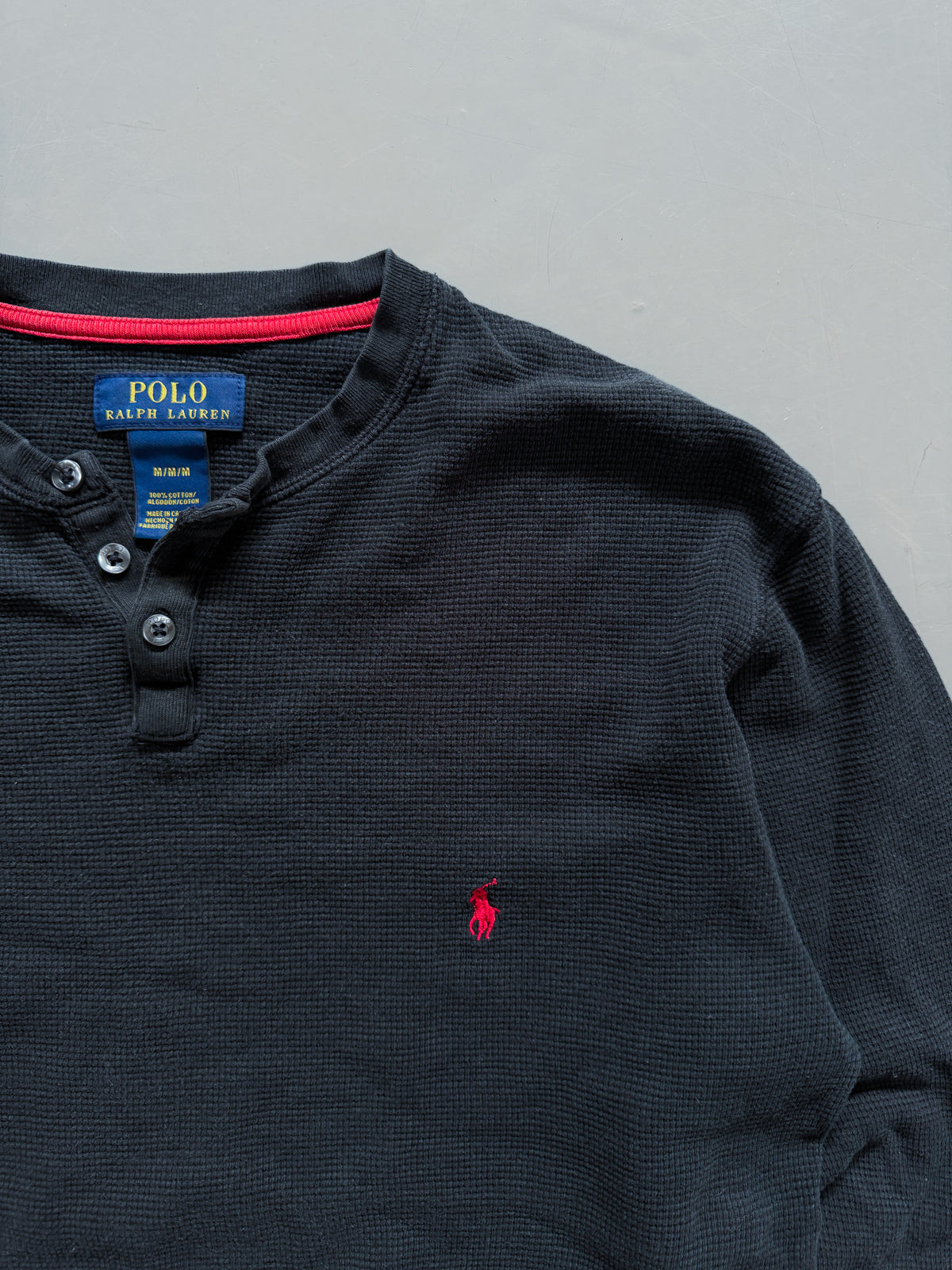 Polo Ralph Lauren Vintage Henley Shirt / Pullover | M
