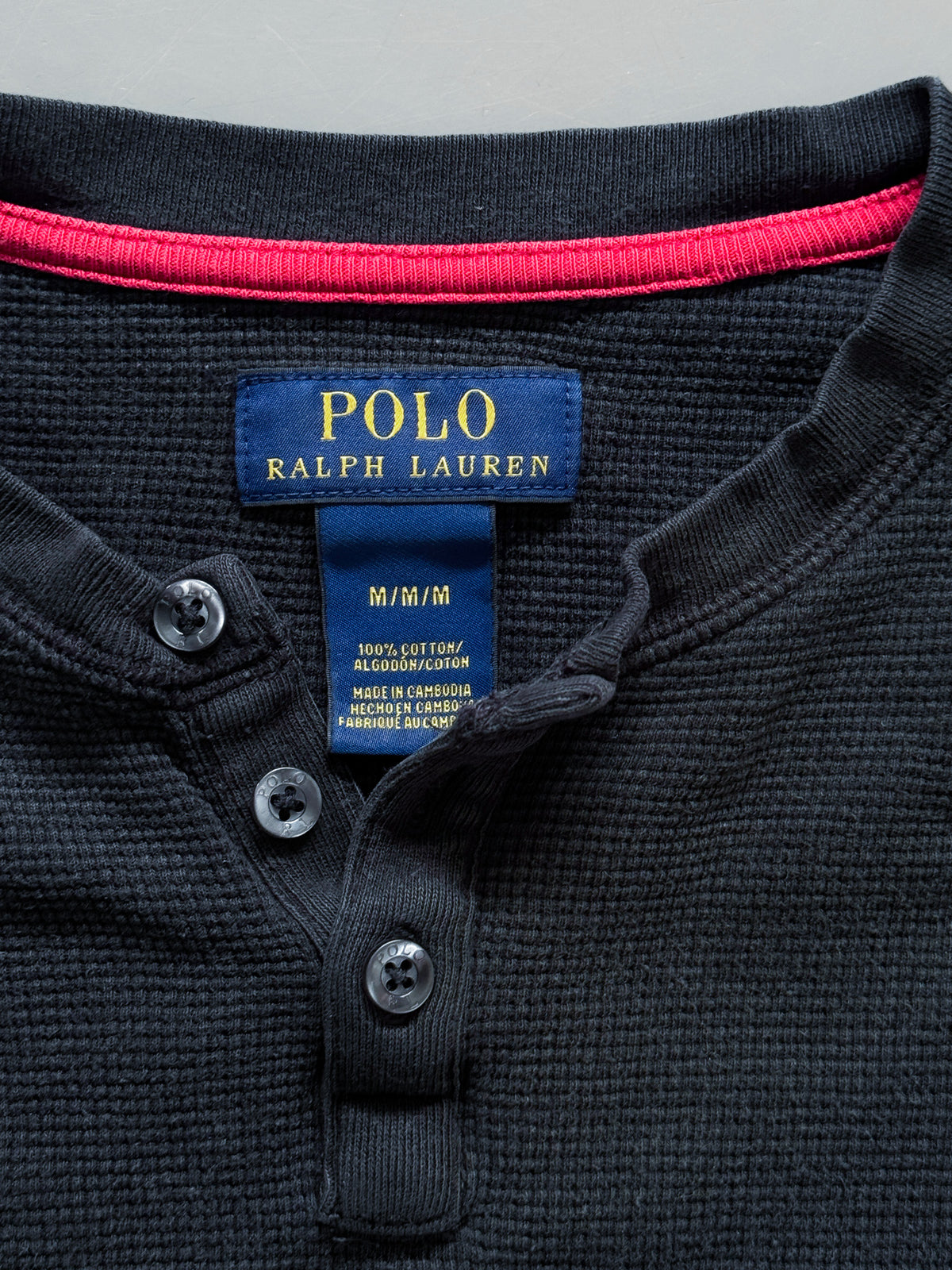 Polo Ralph Lauren Vintage Henley Shirt / Pullover | M