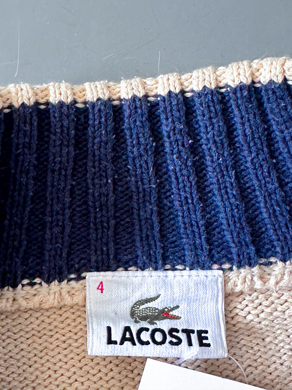 Lacoste Vintage *PREMIUM* Strickjacke | M