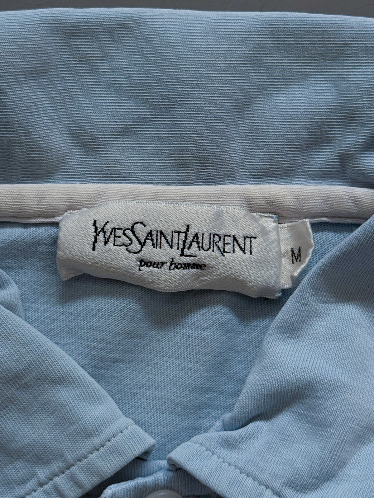 Yves Saint Laurent Vintage *Babyblue* Polo-Shirt | M