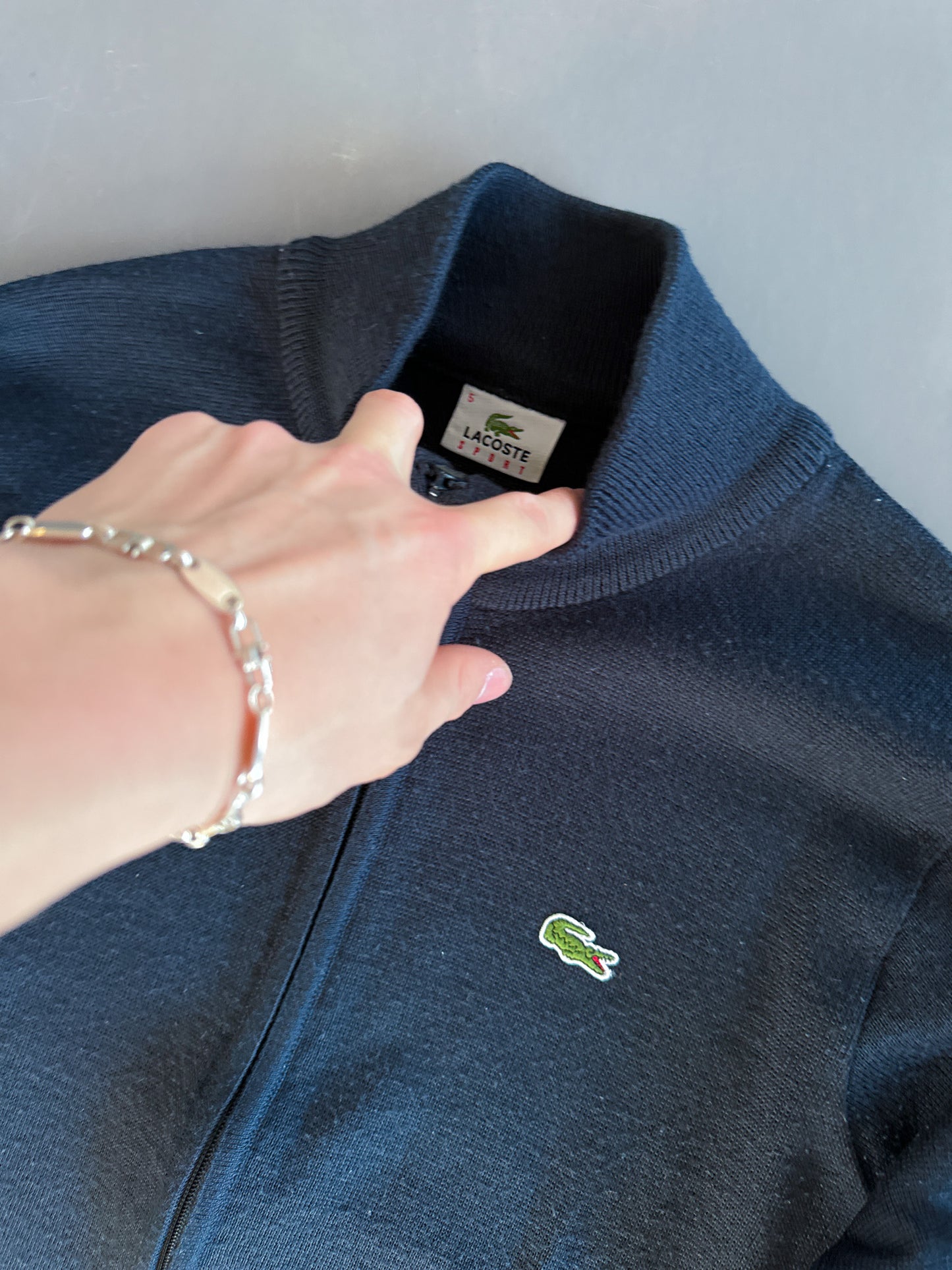 Lacoste Vintage Strickjacke | M