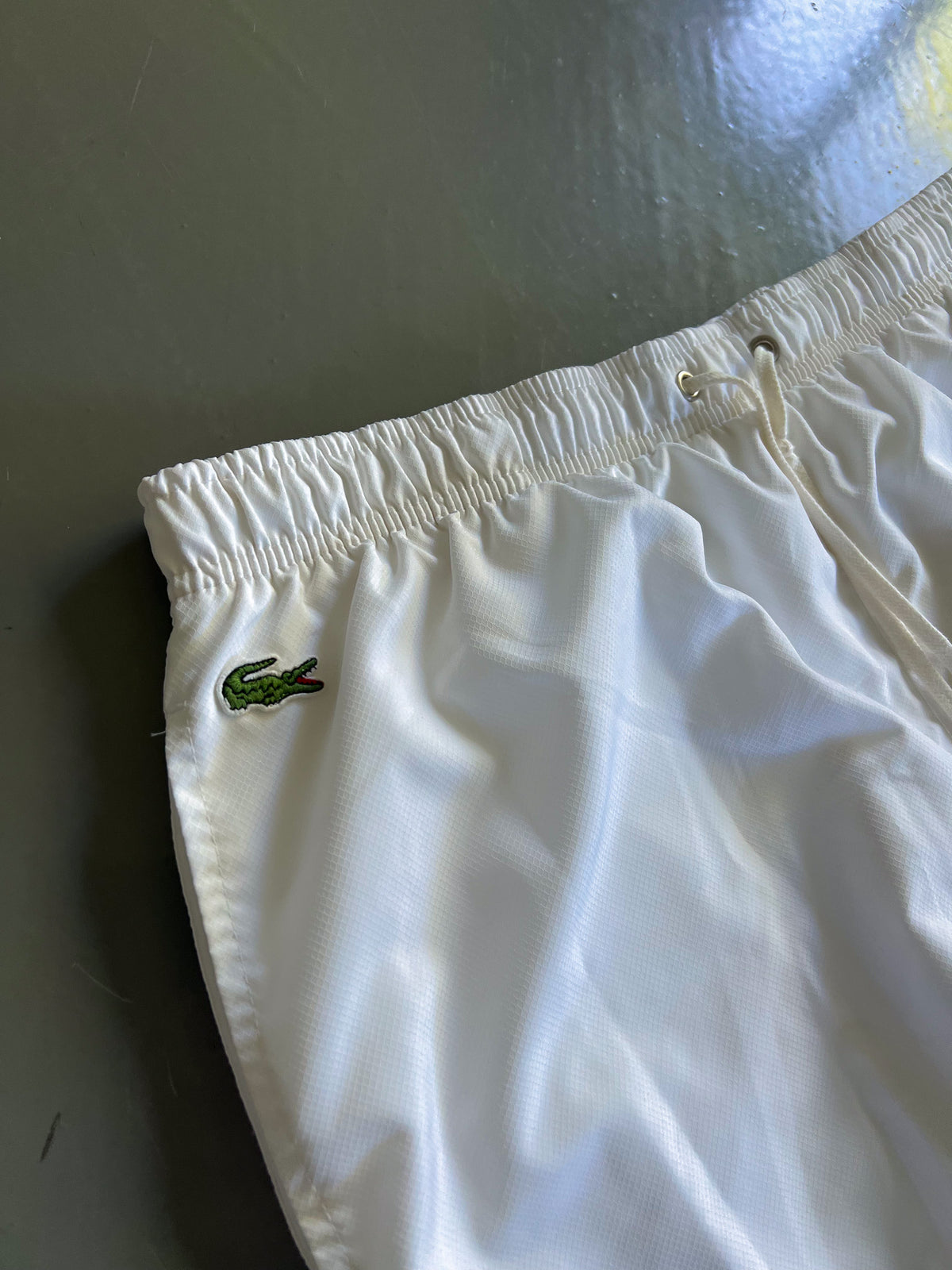 Lacoste Vintage *PREMIUM* Open Leg Trackpants | L