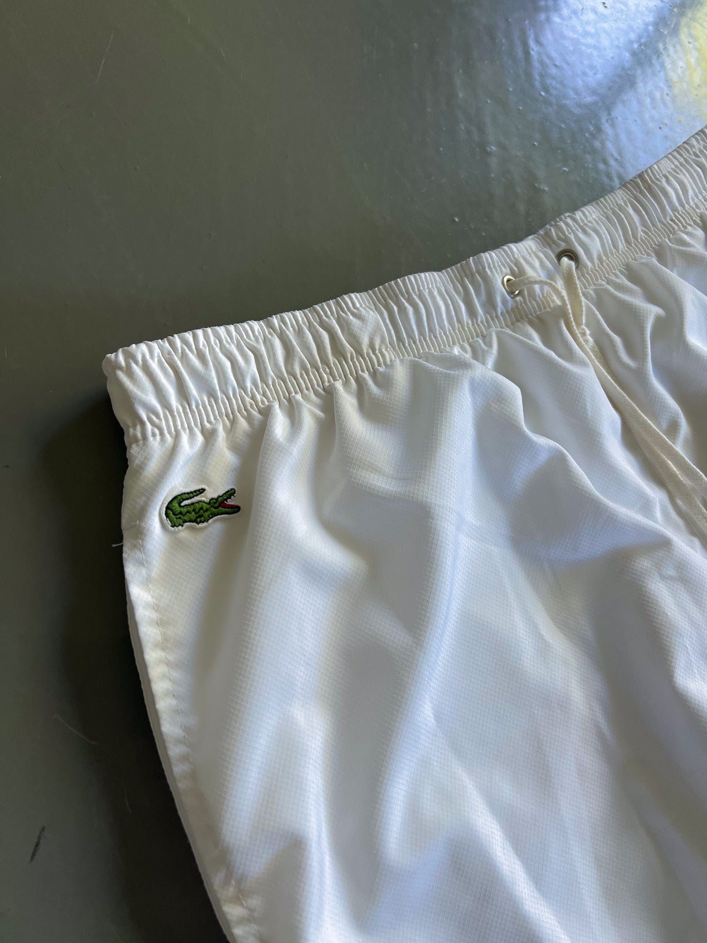 Lacoste Vintage *PREMIUM* Open Leg Trackpants | L