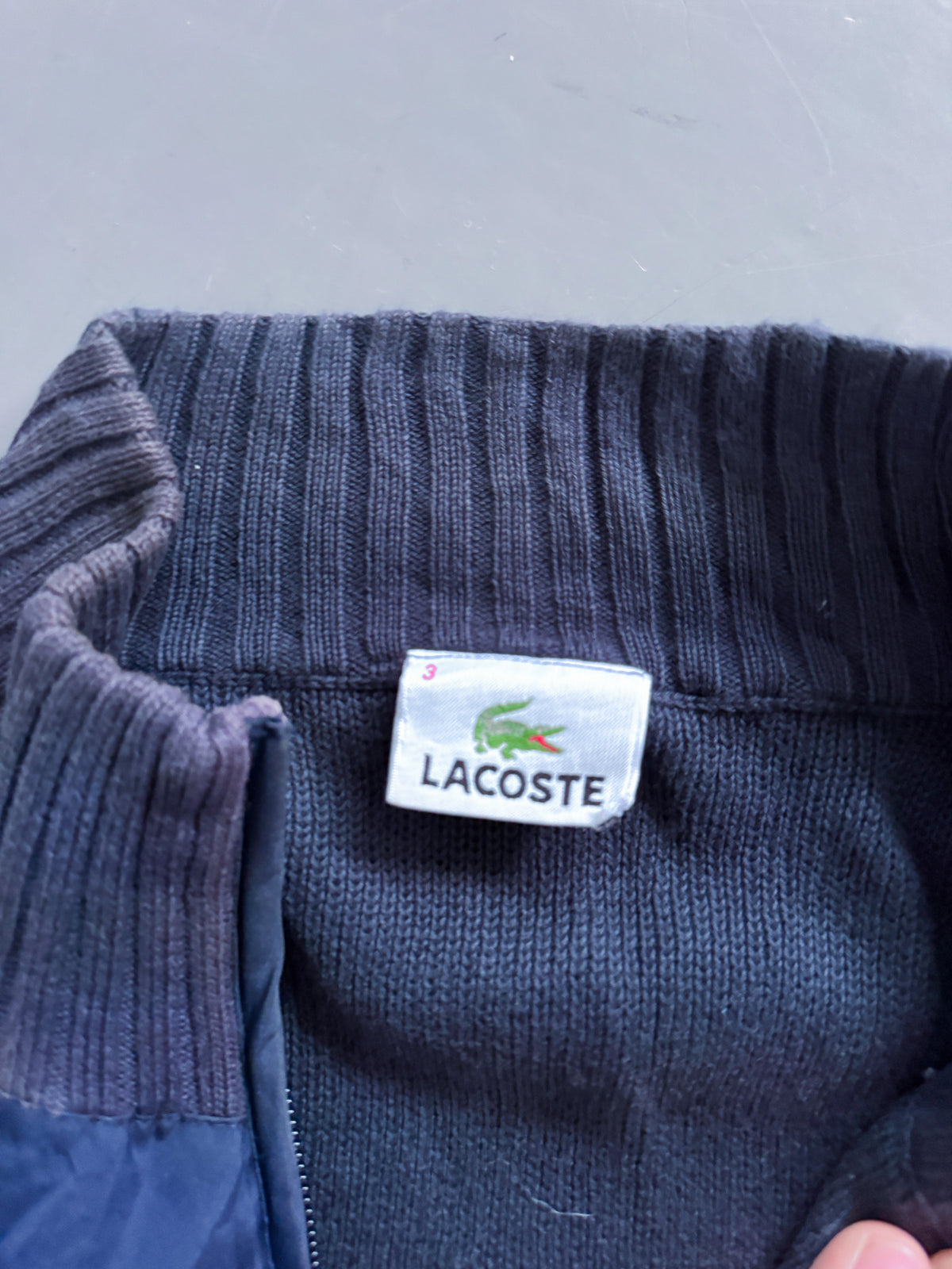 Lacoste Vintage Strickjacke / Cardigan | S
