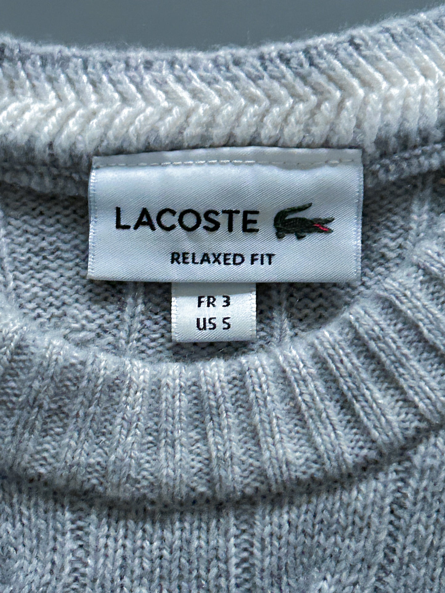 Lacoste Vintage *Cable Knit* Pullover  | S