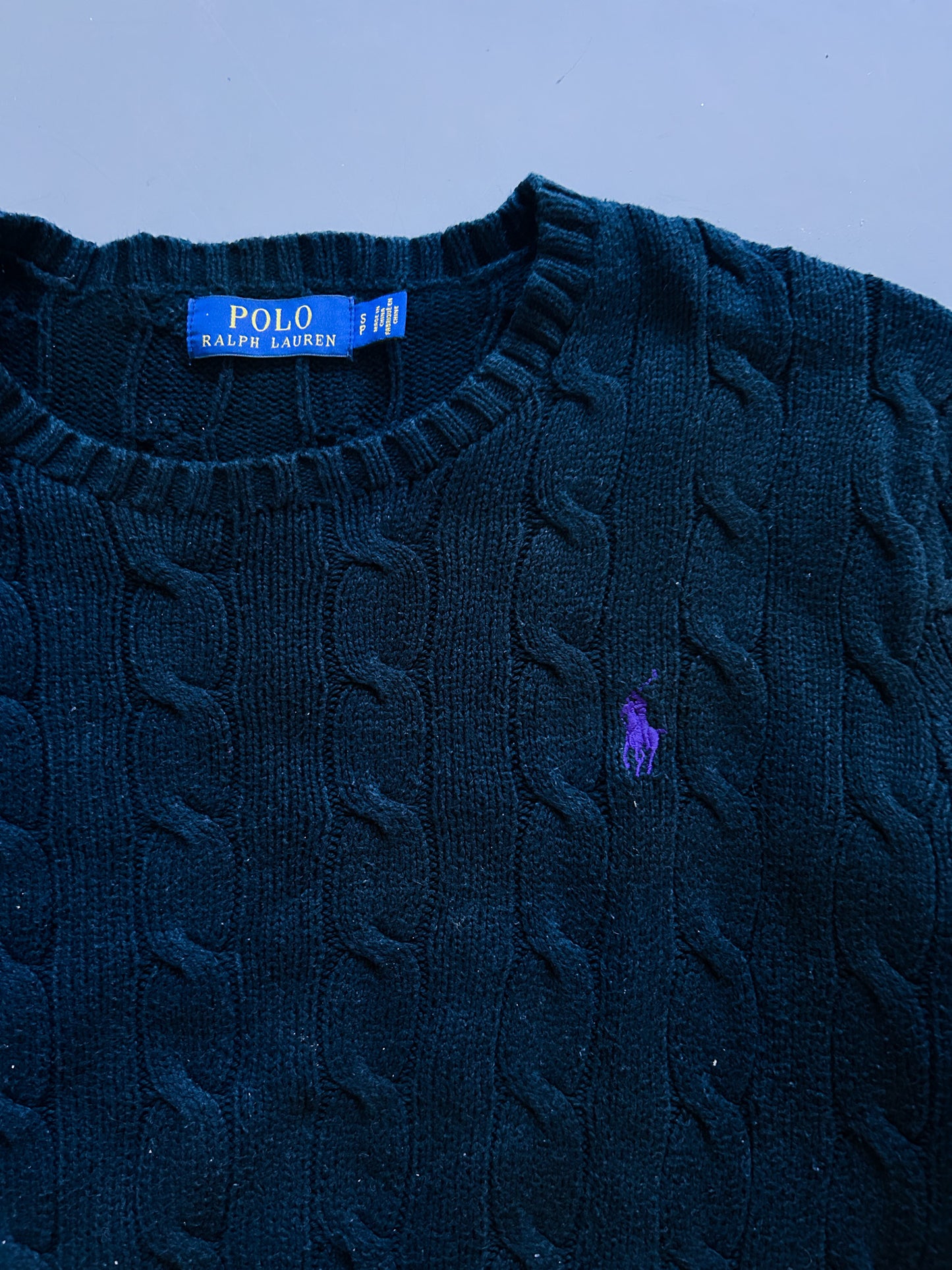 Polo Ralph Lauren Vintage *Cable Knit* Pullover | S