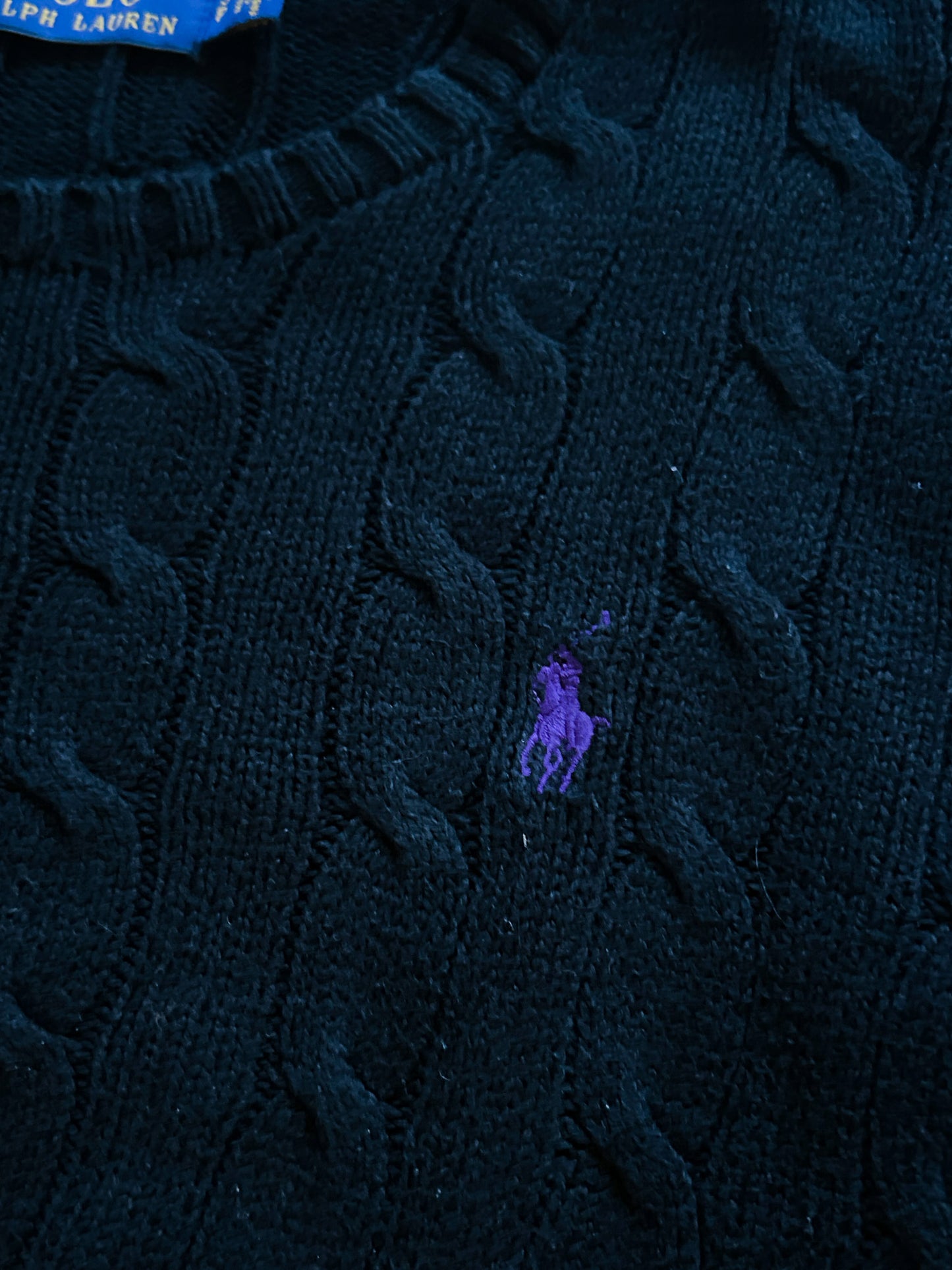 Polo Ralph Lauren Vintage *Cable Knit* Pullover | S