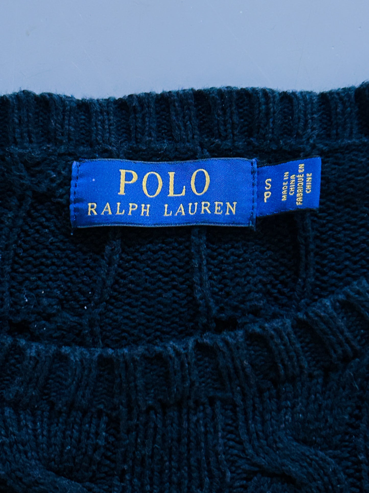 Polo Ralph Lauren Vintage *Cable Knit* Pullover | S