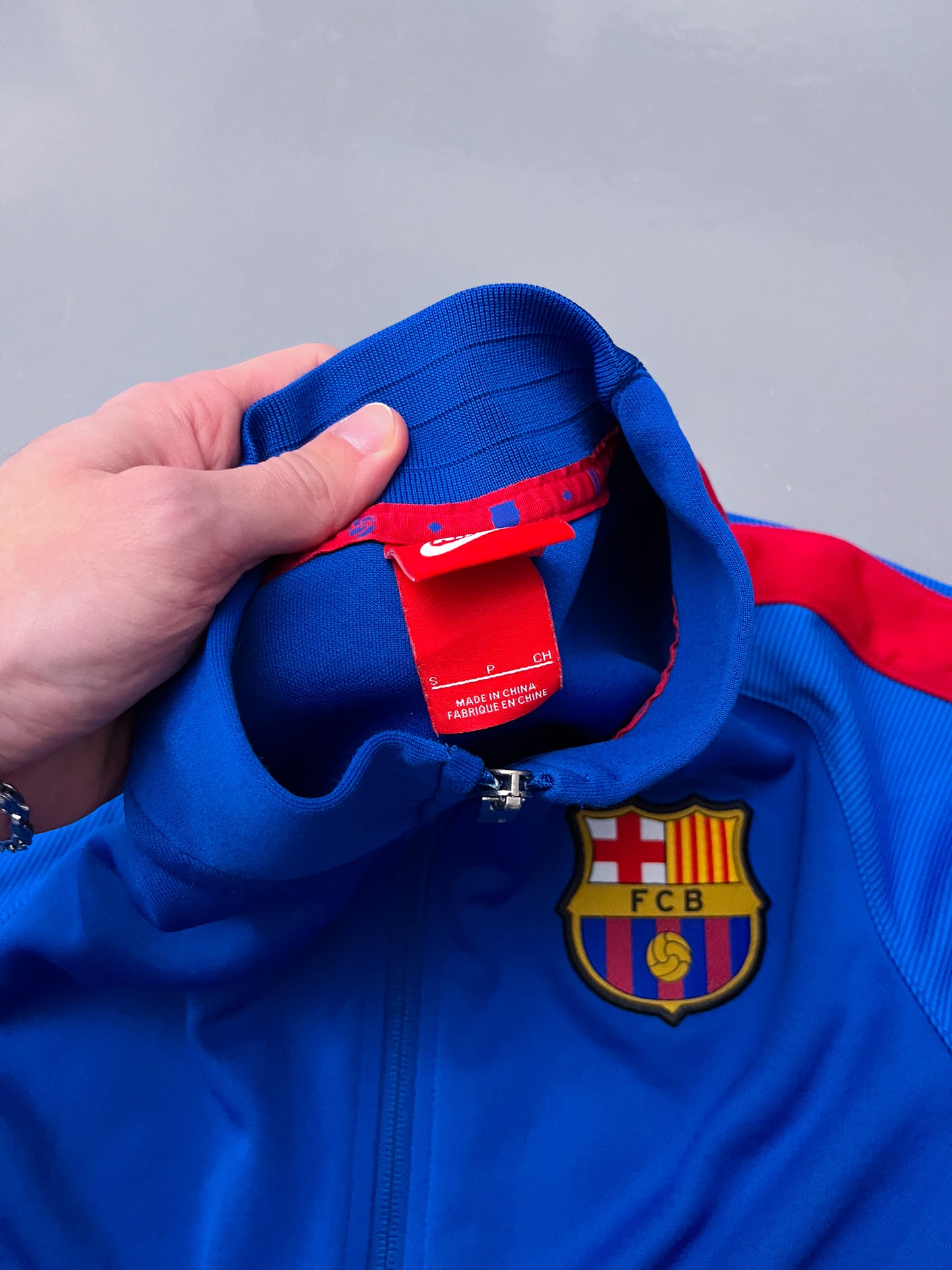 Vintage Nike x Barca Trackjacket | S