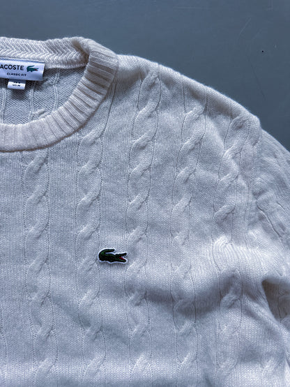 Lacoste Vintage *Cable Knit* Pullover | M