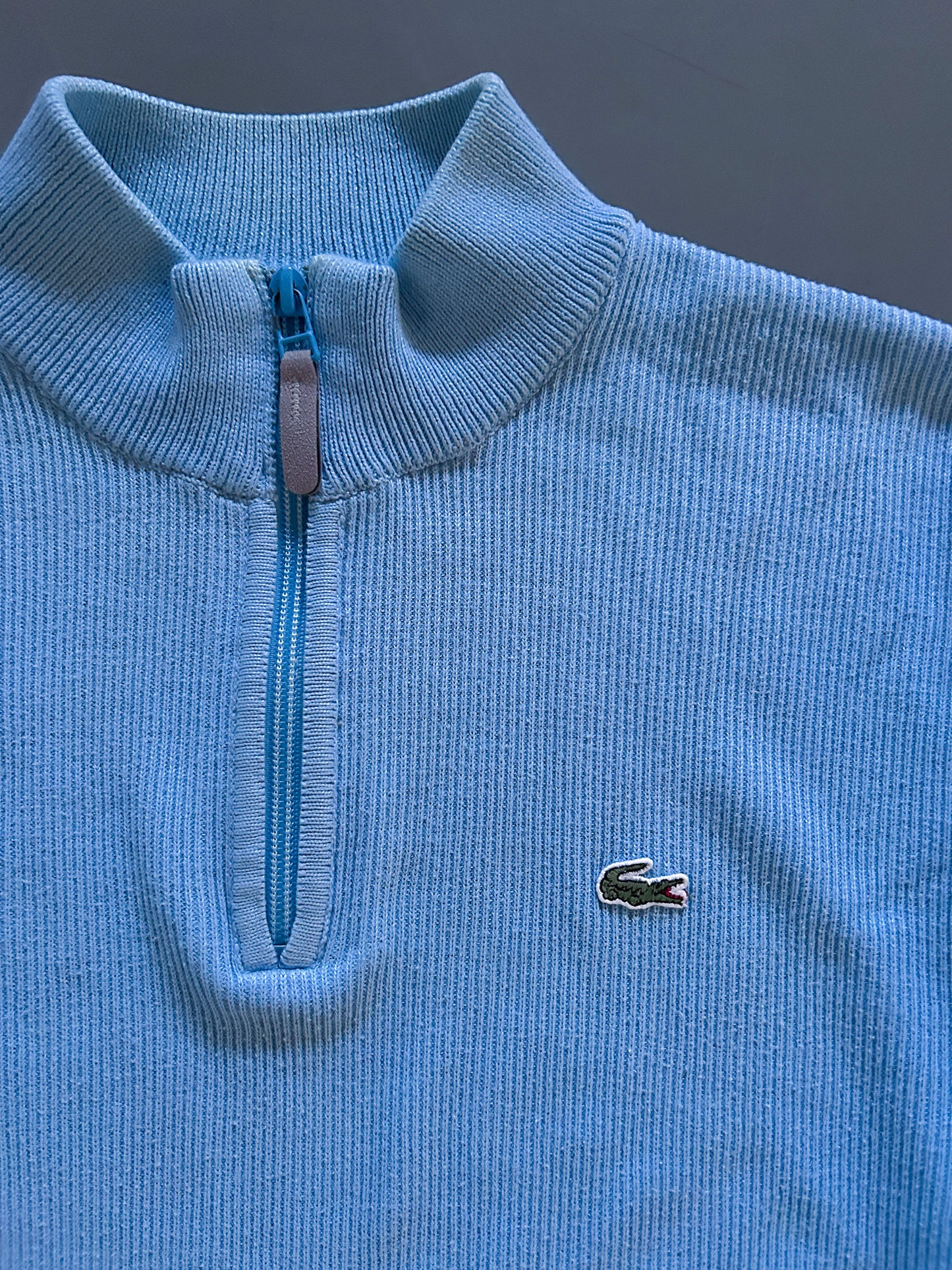 Lacoste Vintage *PREMIUM* Quarter Zip Pullover | M