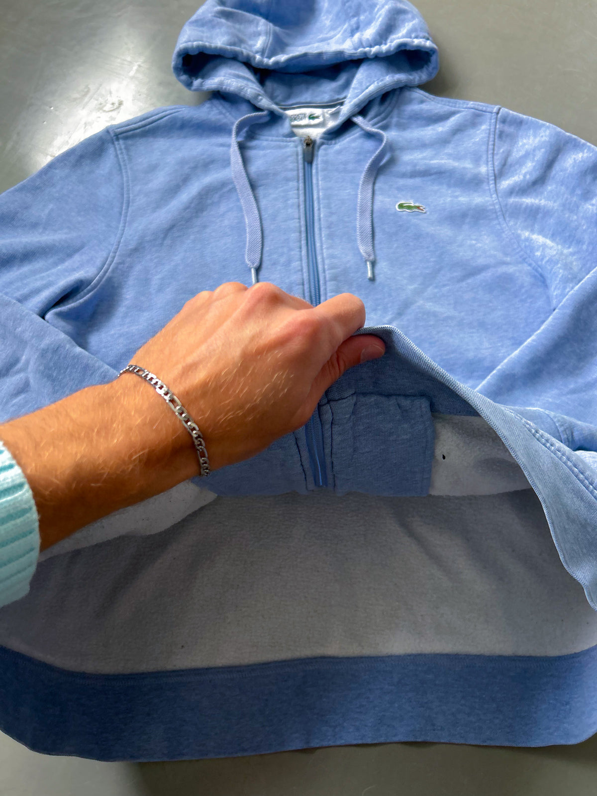 Sweat à capuche Lacoste Vintage | Coupe L