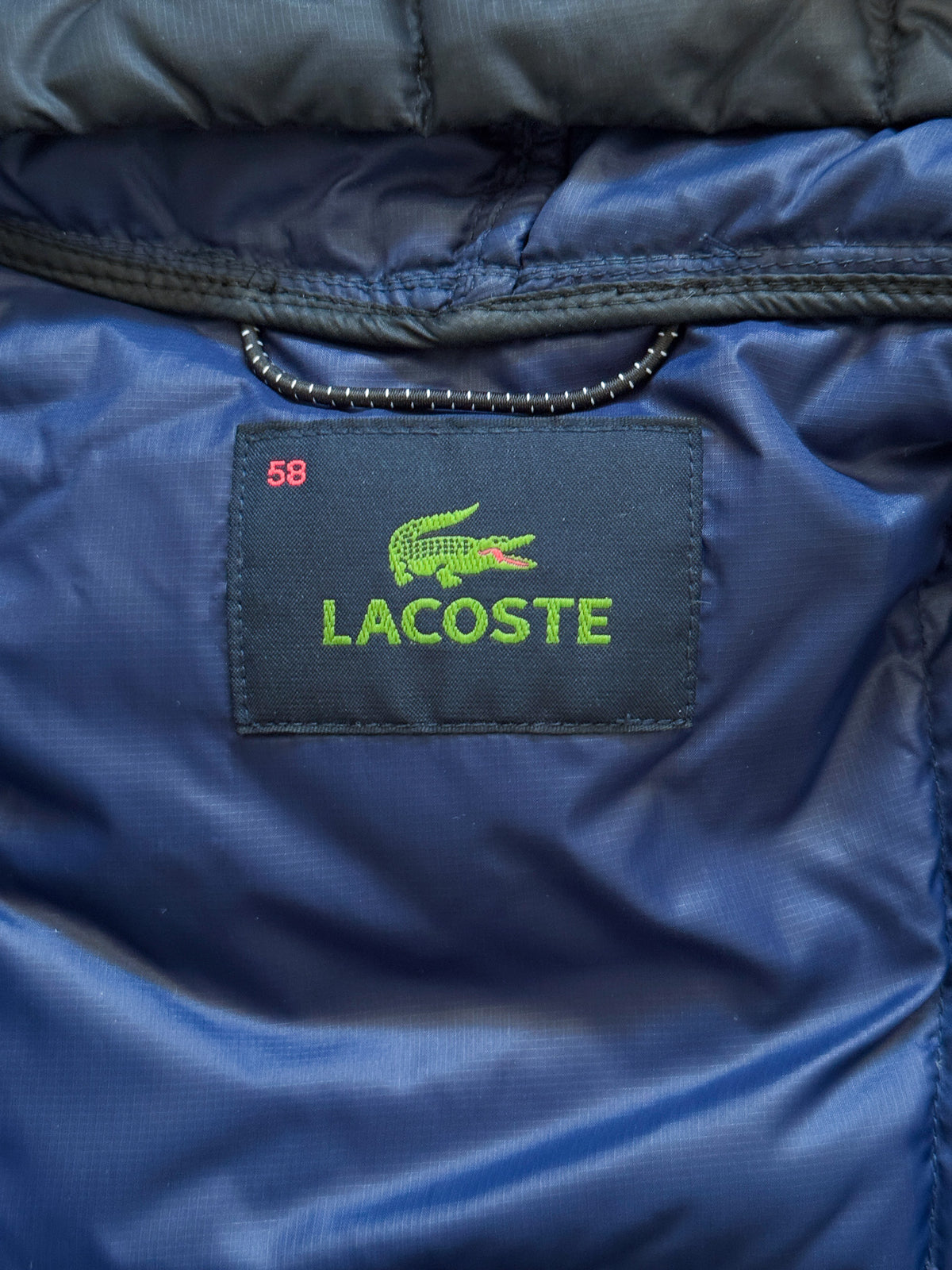 Lacoste Vintage Puffer / Winter Jacket | L