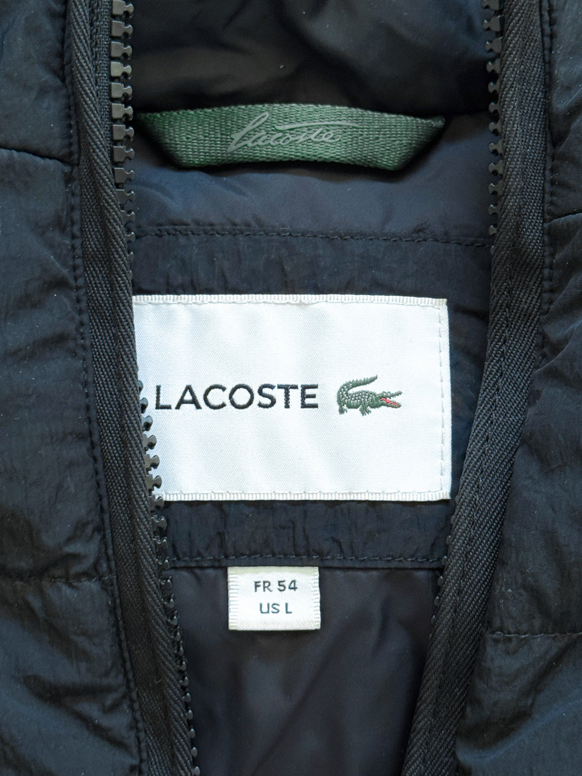Lacoste Vintage Puffer / Winter Jacket | L