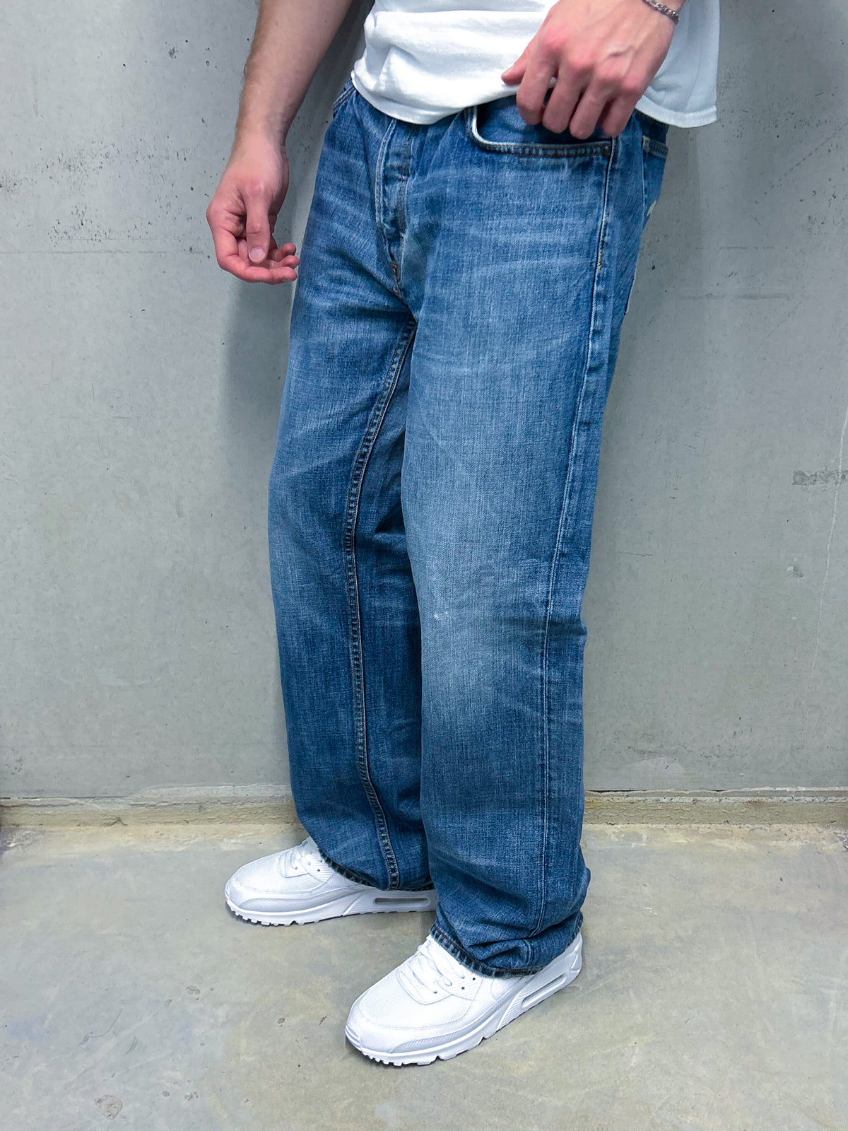 Evisu Vintage Baggy Jeans | Fittet L 34/34